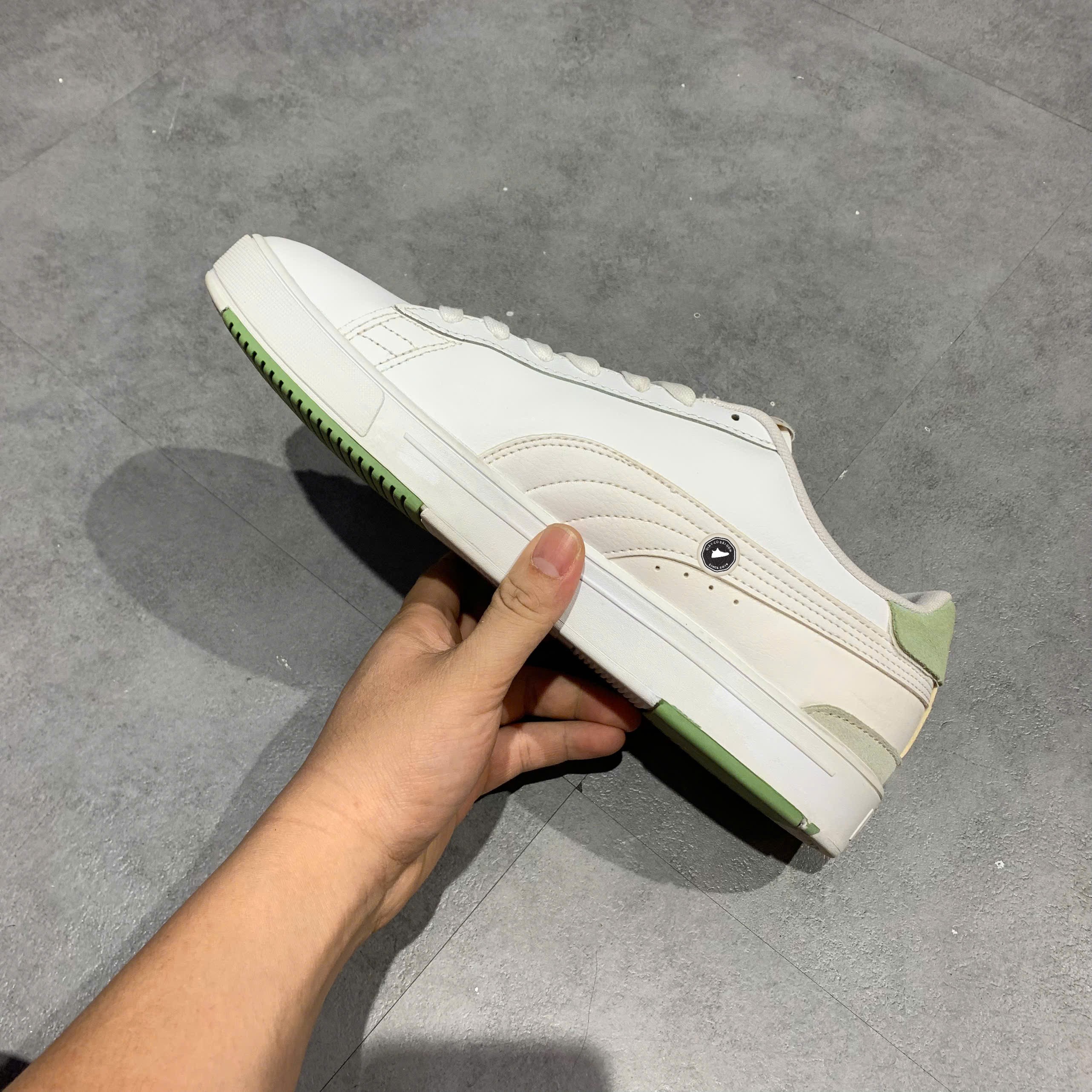 Puma Serve Pro 'White Dusty Green' - 380188-11 - Size 42.5 - GIÀY 2HAND CHÍNH HÃNG PVN25623