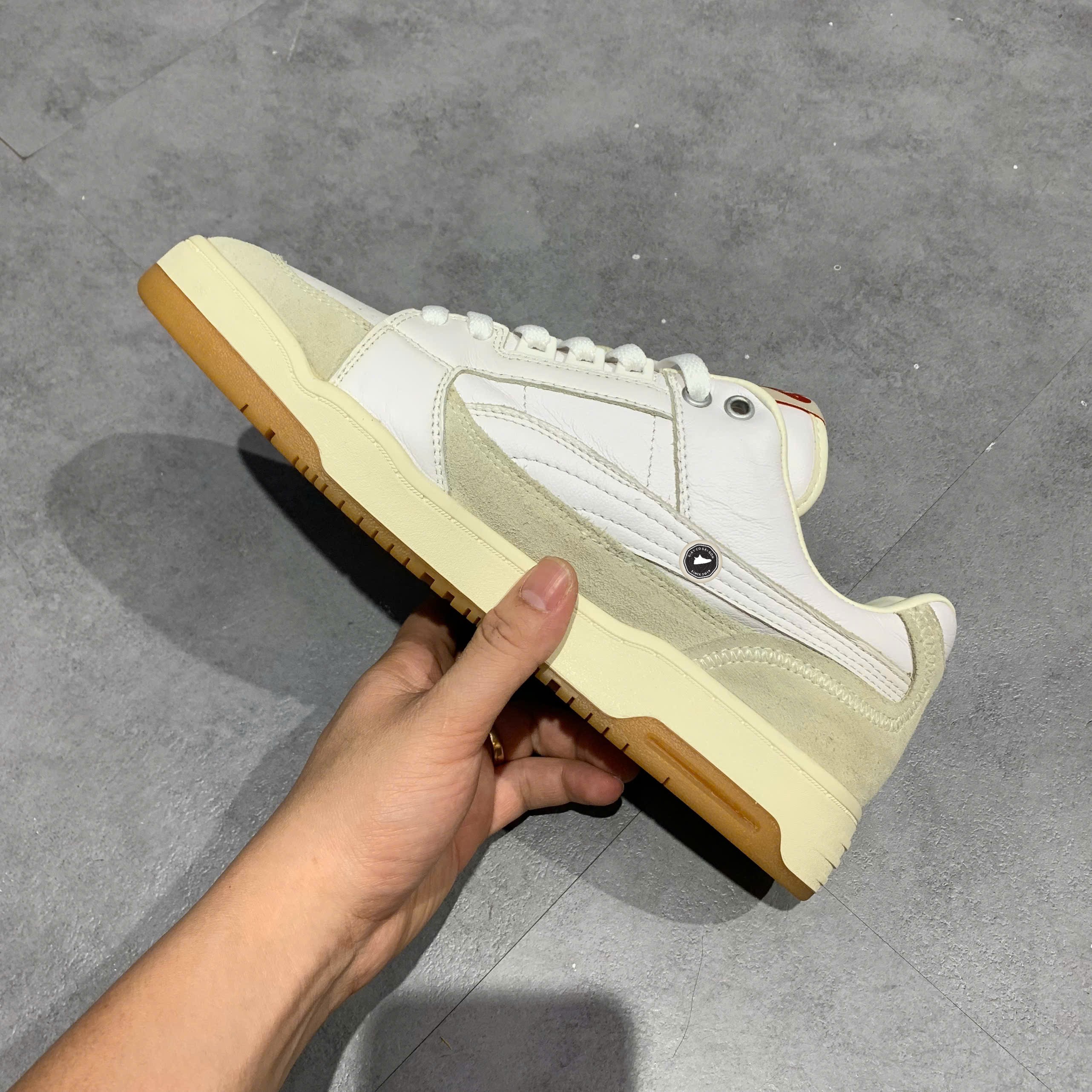 Puma x AMI Slipstream Lo 'Pristine' - 385260-01 - Size 42 - GIÀY 2HAND CHÍNH HÃNG PVN25564