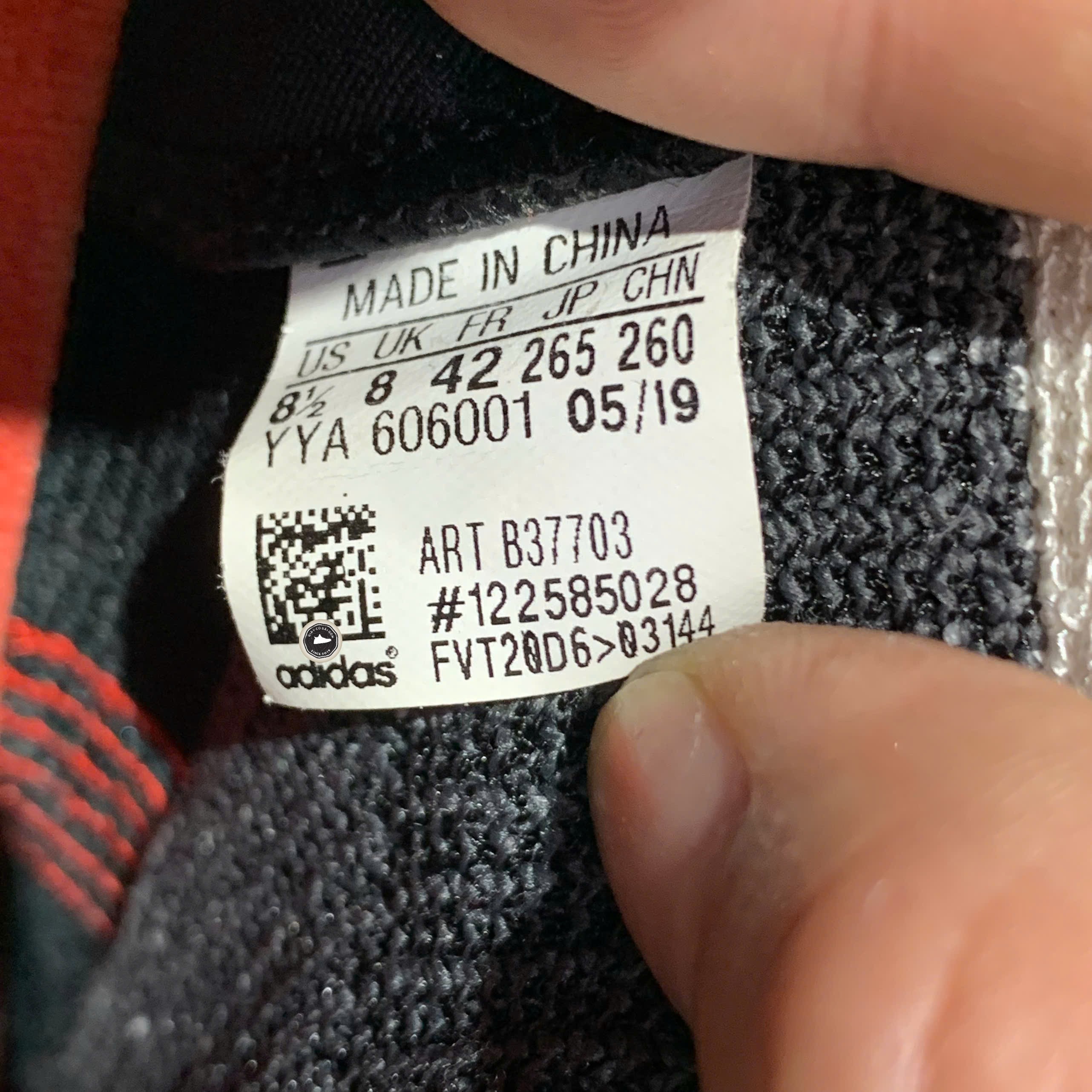 adidas Ultraboost 19 Laser Red - B37703 - Size 42 - GIÀY 2HAND CHÍNH HÃNG PVN25519