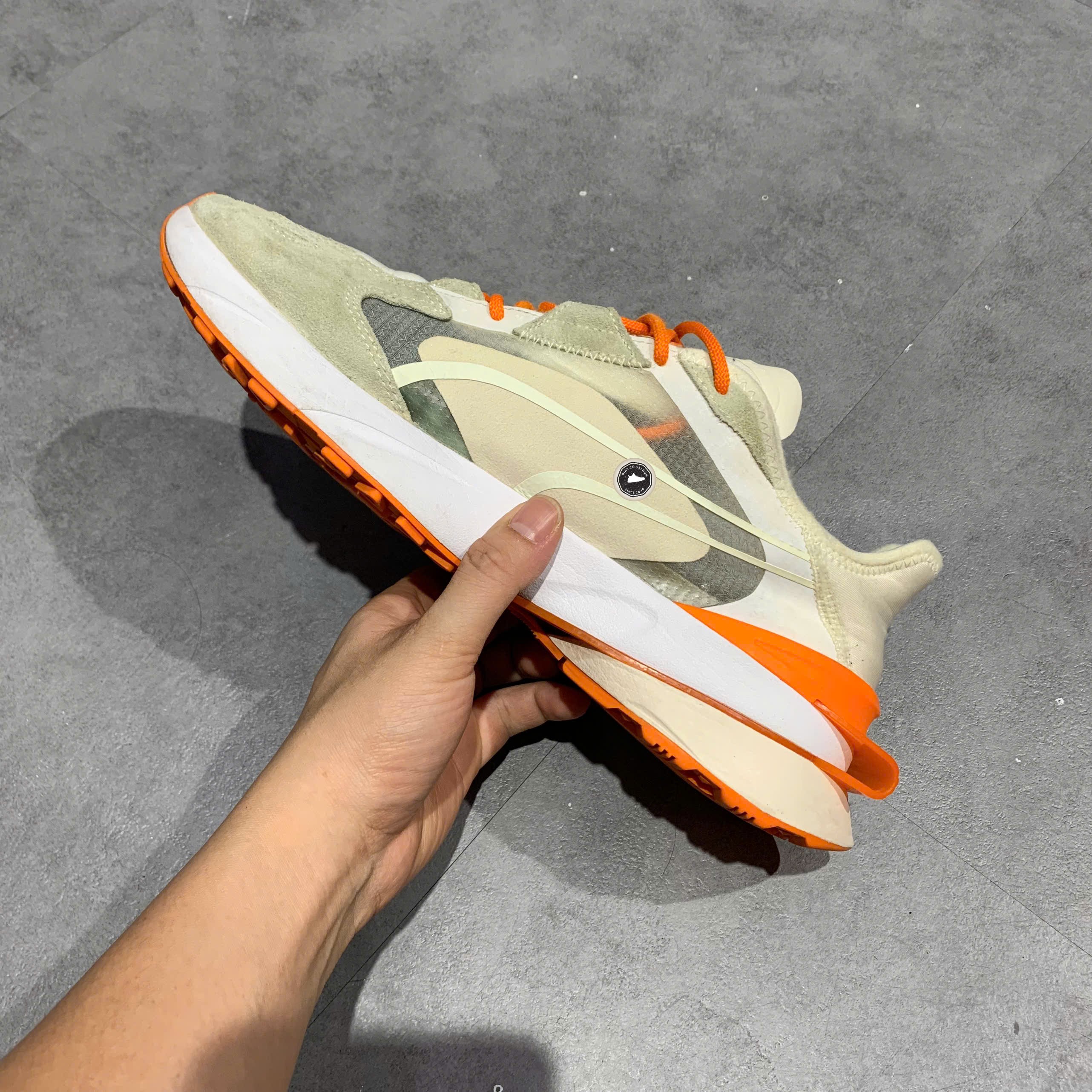Puma x Pronounce PWRFrame OP-1 'White Orange' - 382713-01 - Size 42.5 - GIÀY 2HAND CHÍNH HÃNG PVN25539