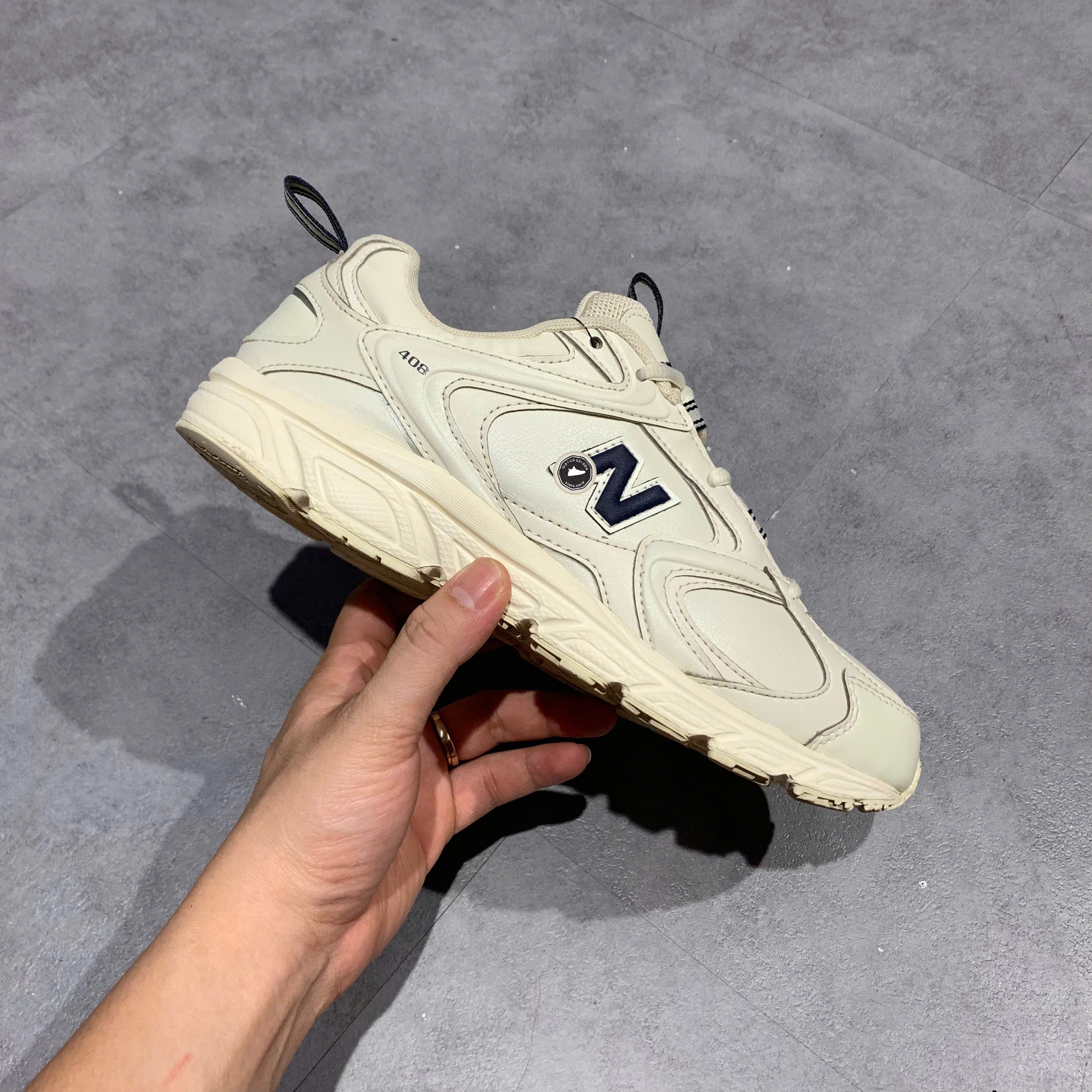 New Balance 408 White Navy - ML408Q - Size 40 - GIÀY 2HAND CHÍNH HÃNG PVN26065