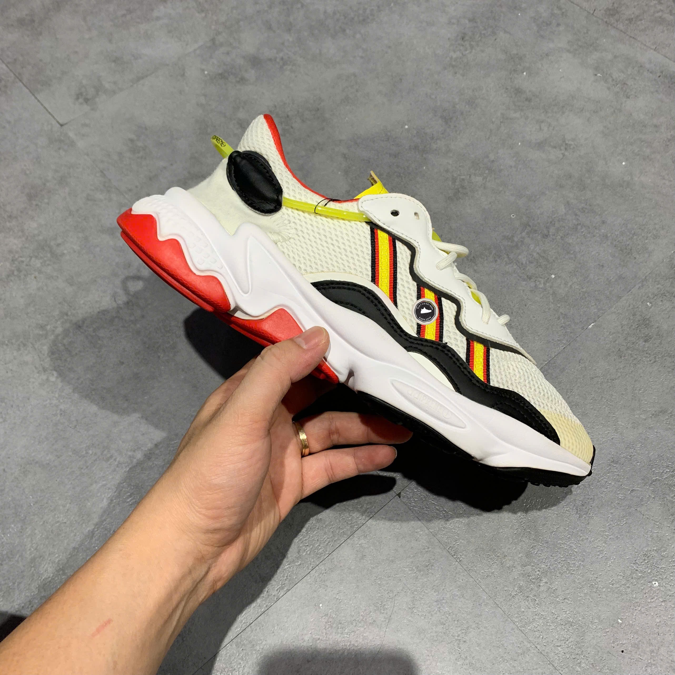 adidas Ozweego White Red Yellow - FX0240 - Size 40 2/3 - GIÀY 2HAND CHÍNH HÃNG PVN26082