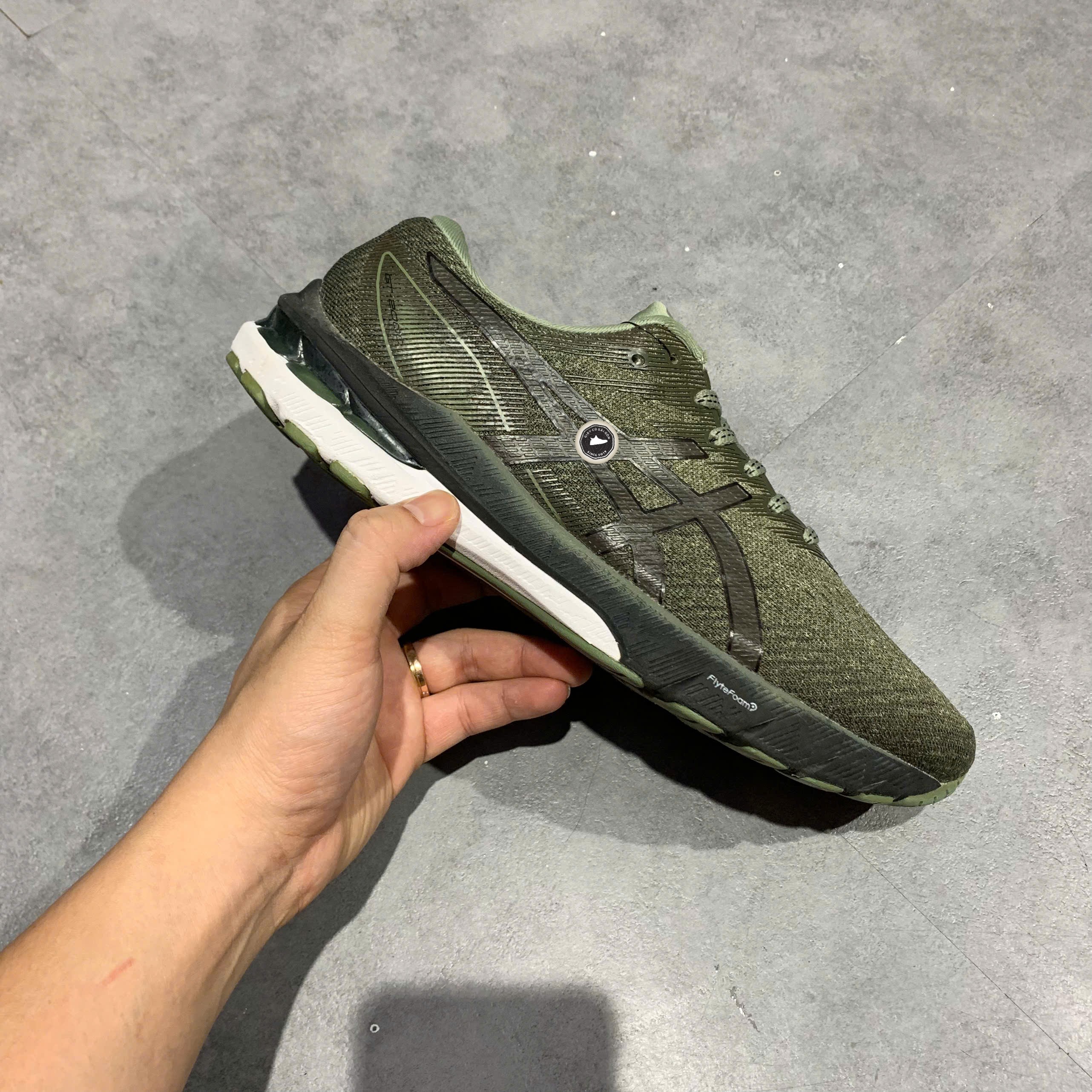 ASICS GT-2000 10 Lichen Green Black - 1011B185 - Size 40.5 - GIÀY 2HAND CHÍNH HÃNG PVN26079