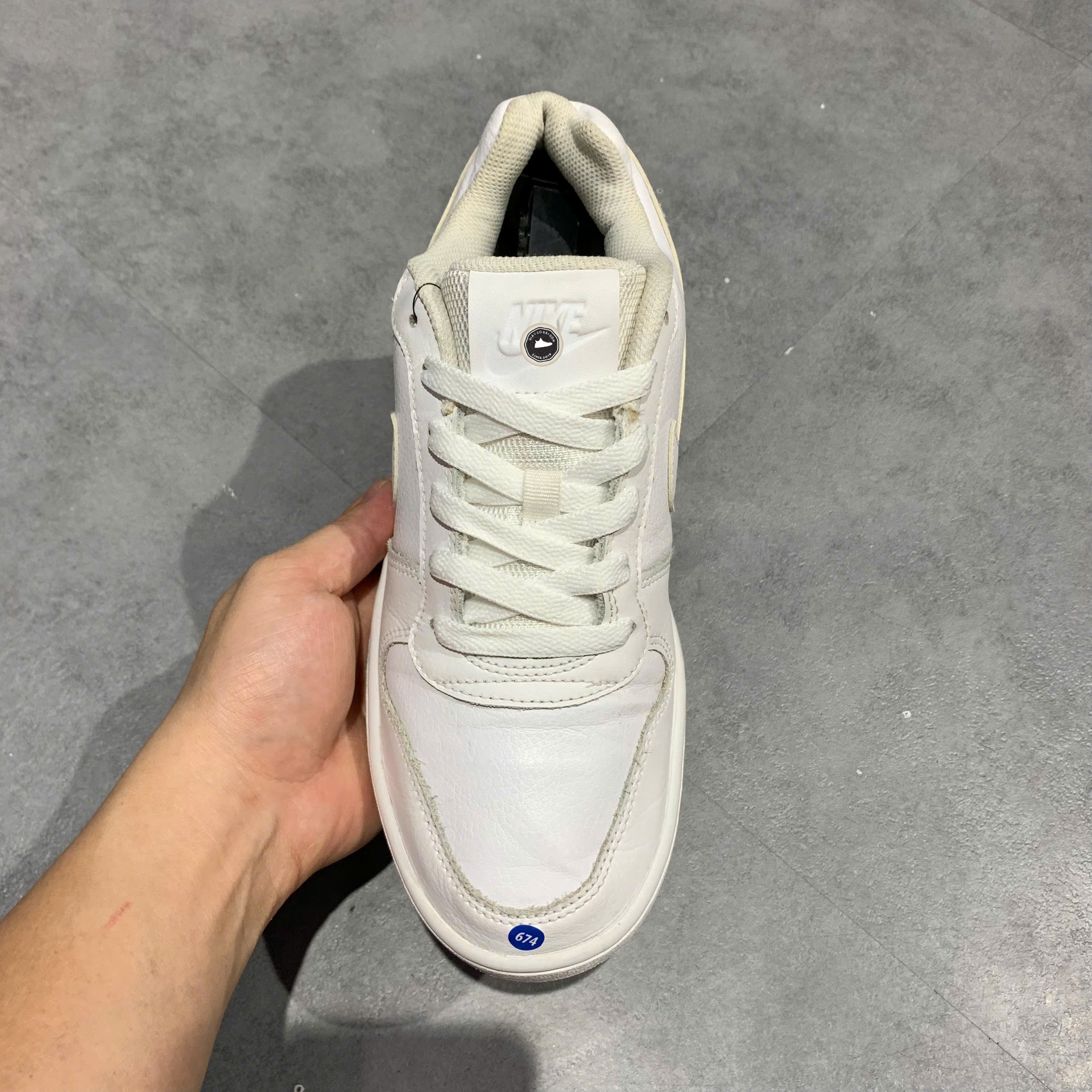 Nike Ebernon Low Triple White - AQ1775-100 - Size 40 - GIÀY 2HAND CHÍNH HÃNG PVN25771