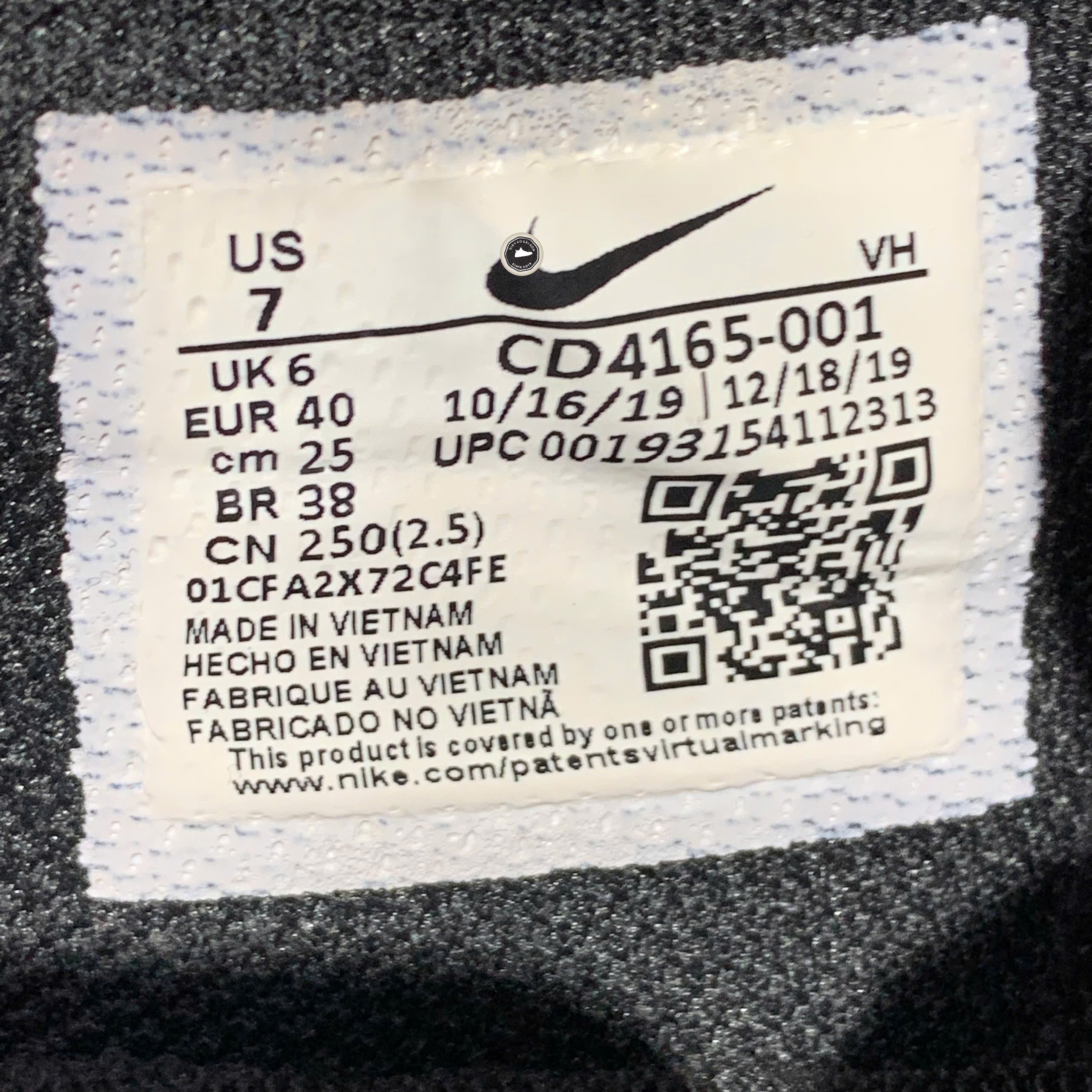 Nike Air Max Excee Black White - CD4165-001 - Size 40 - GIÀY 2HAND CHÍNH HÃNG PVN25811