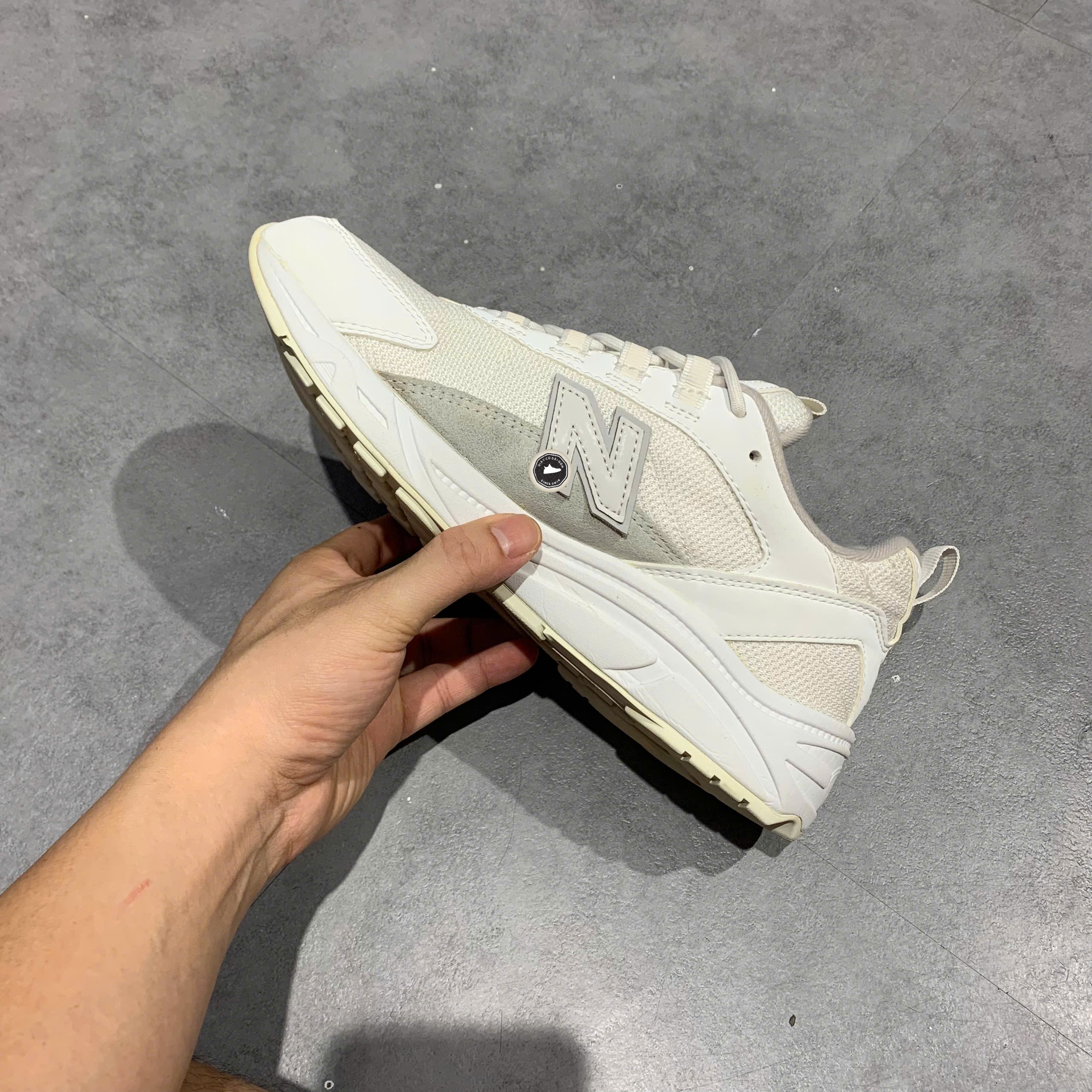 New Balance 615 White Grey - ML615KOC - Size 40 - GIÀY 2HAND CHÍNH HÃNG PVN26103