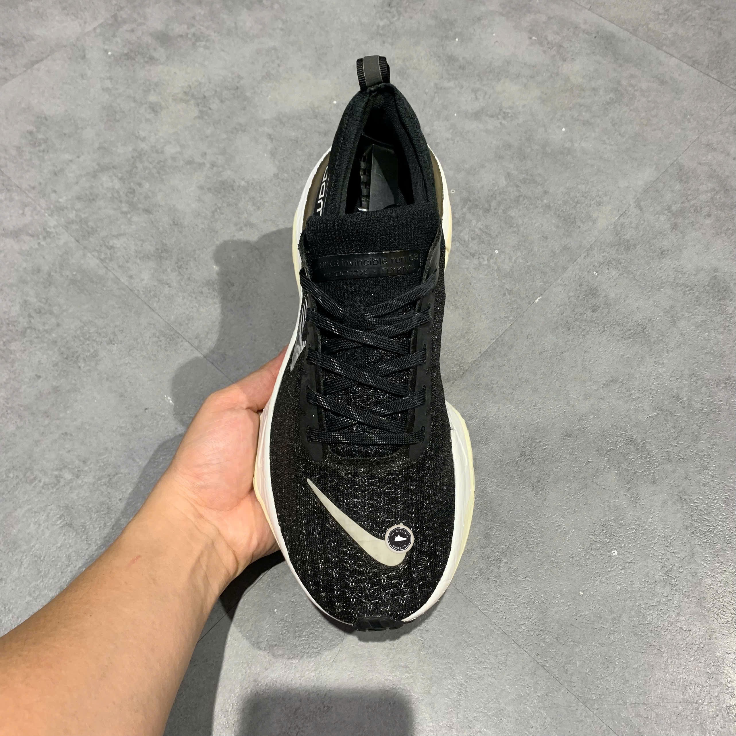 Nike ZoomX Invincible Run Flyknit 3 Black White - DR2615-001 - Size 40.5 - GIÀY 2HAND CHÍNH HÃNG PVN26189