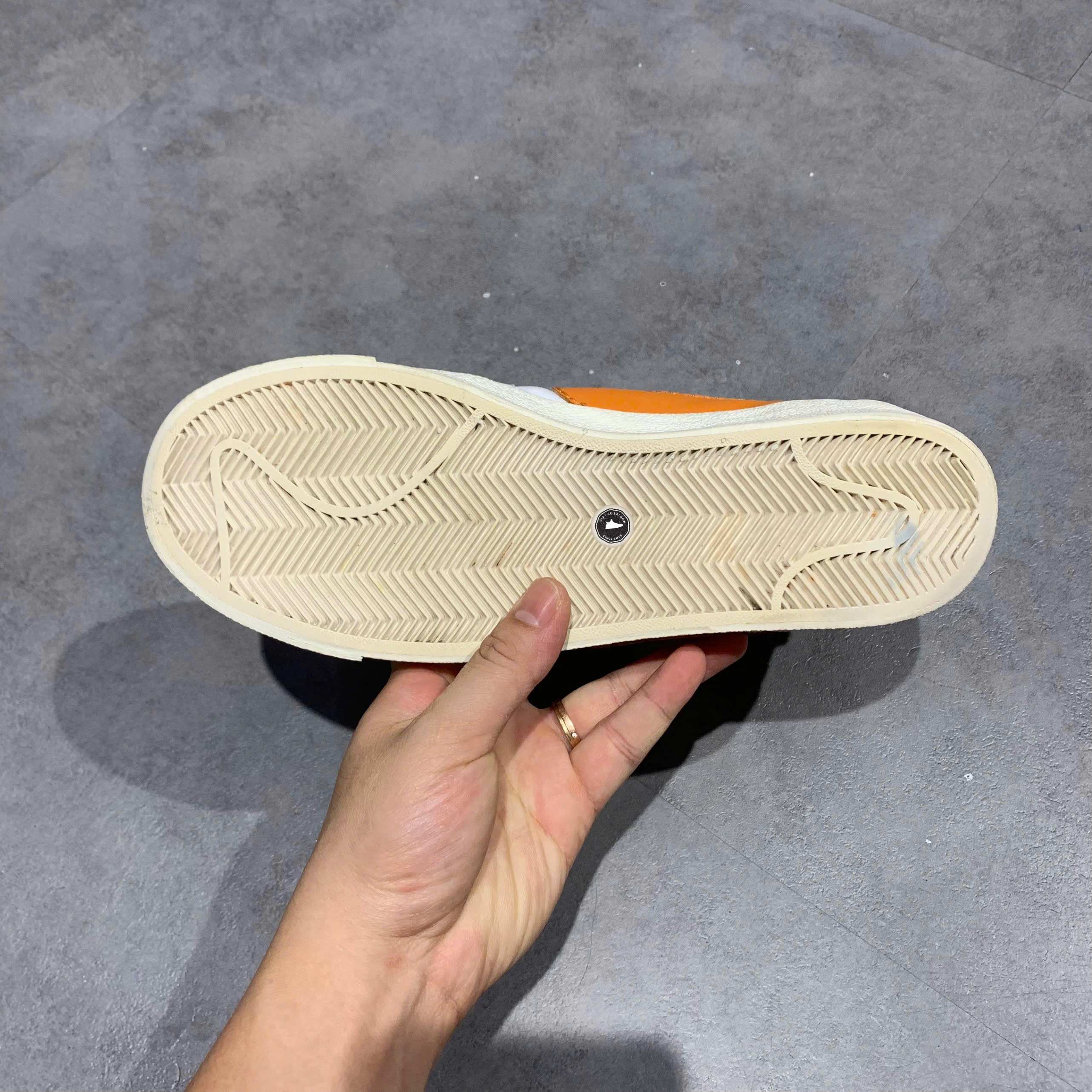Nike Blazer Low '77 Jumbo 'White Alpha Orange' - DN2158-100 - Size 40 - GIÀY 2HAND CHÍNH HÃNG PVN25778