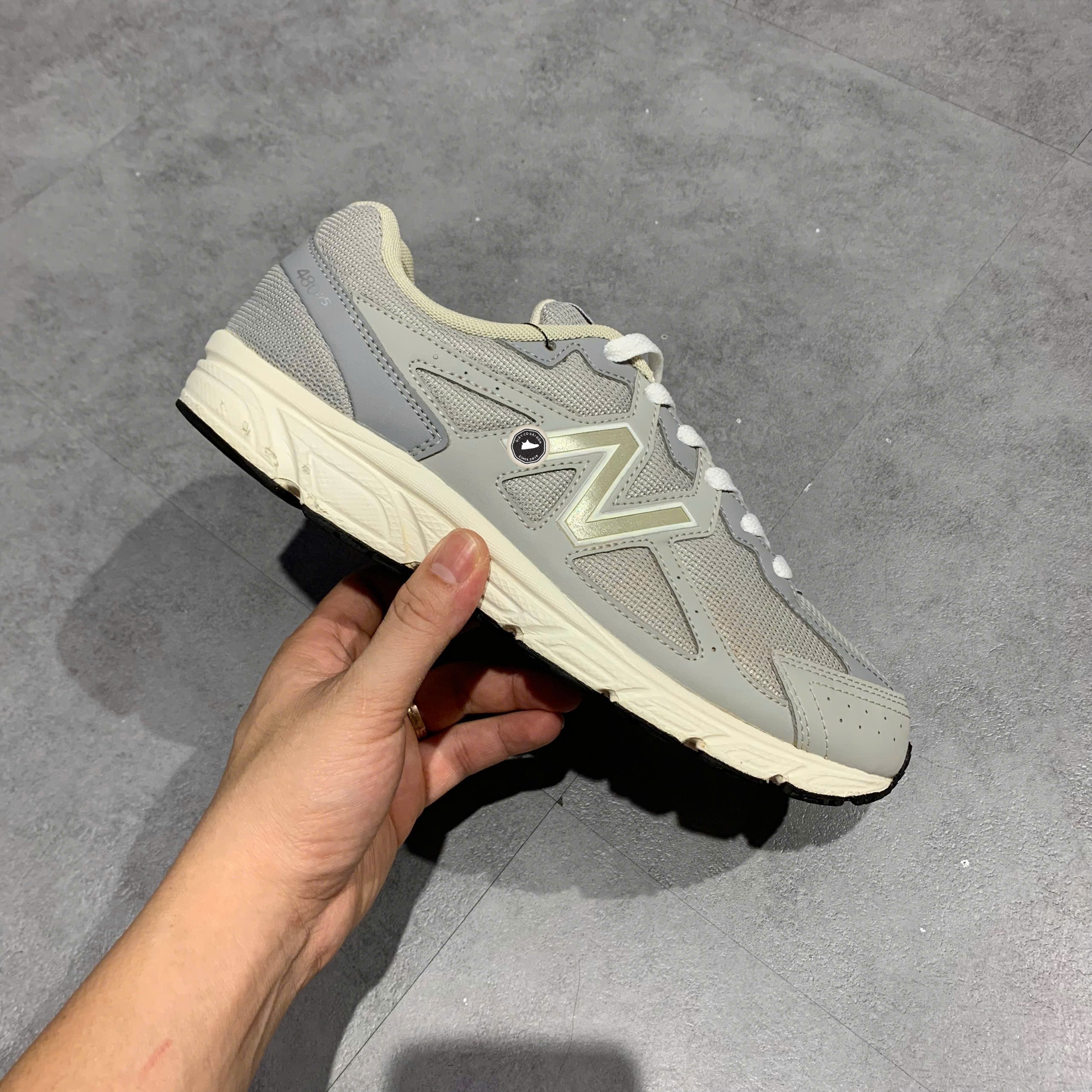 New Balance 480v5 Grey Silver - W480SG5 - Size 40 - GIÀY 2HAND CHÍNH HÃNG PVN26085