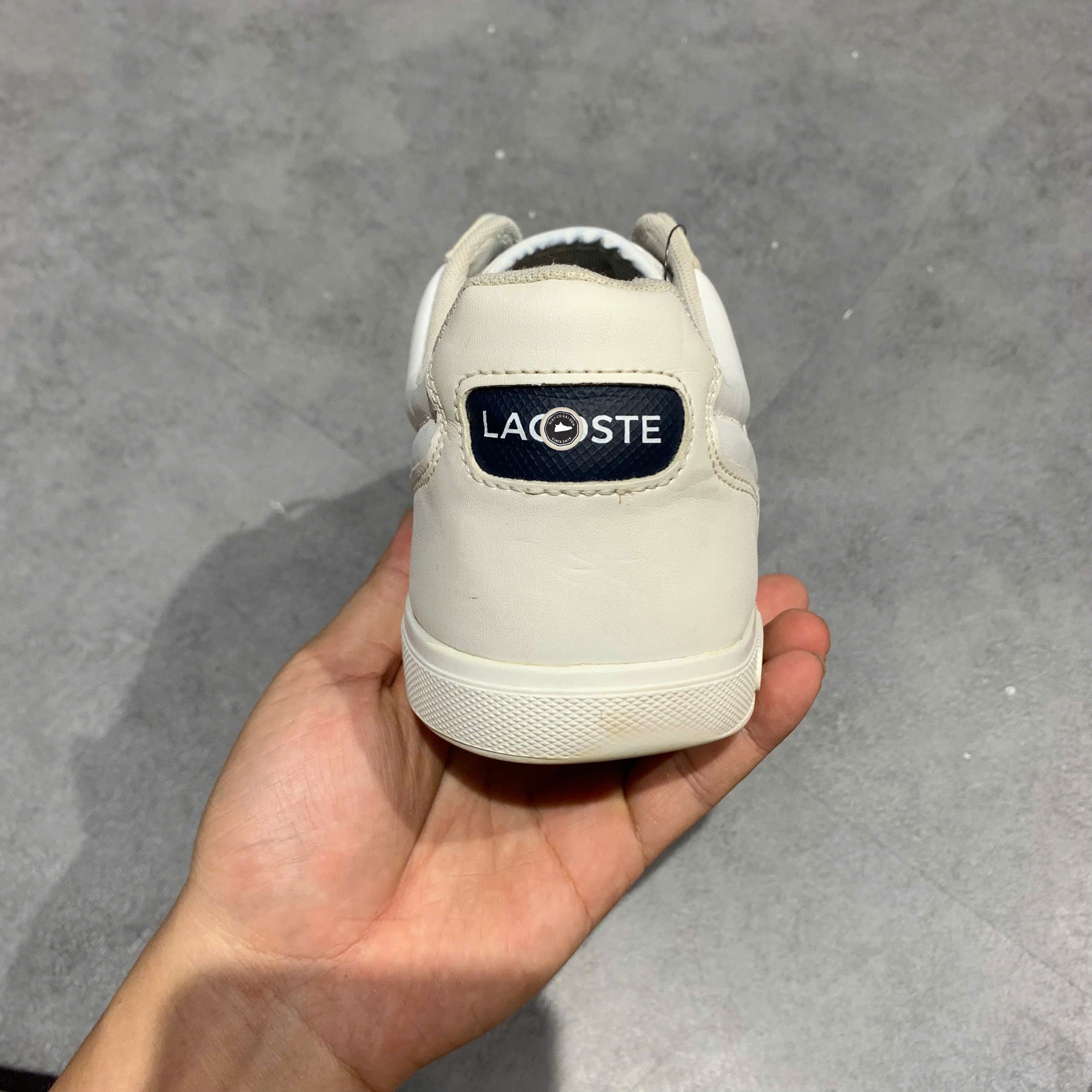 Lacoste Europa TRI 1 White Navy Red - 7-39SMA0031407 - Size 42 - GIÀY 2HAND CHÍNH HÃNG PVN25945