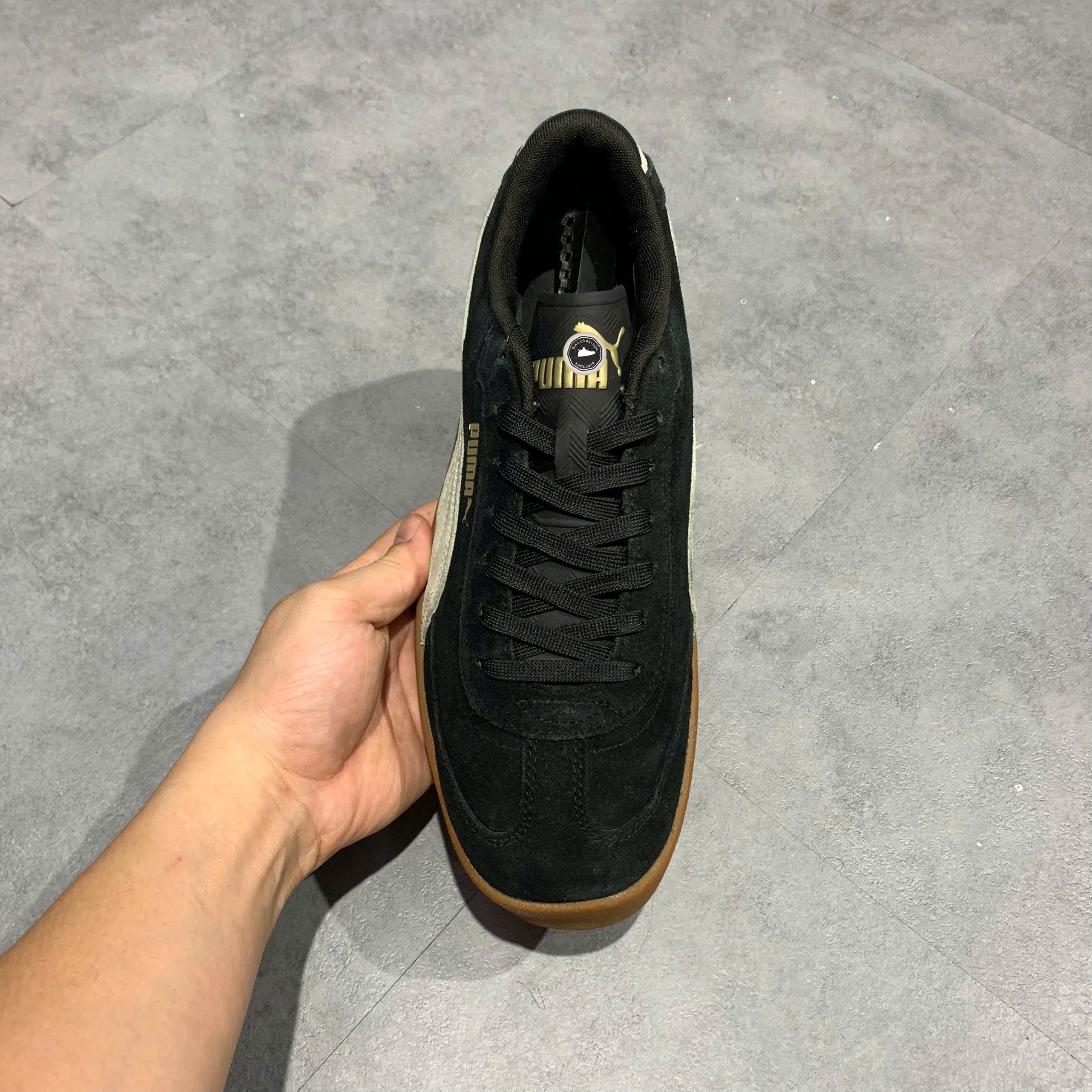 Puma Palermo Black Frosted Ivory - 400717-01 - Size 42 - GIÀY 2HAND CHÍNH HÃNG PVN25836