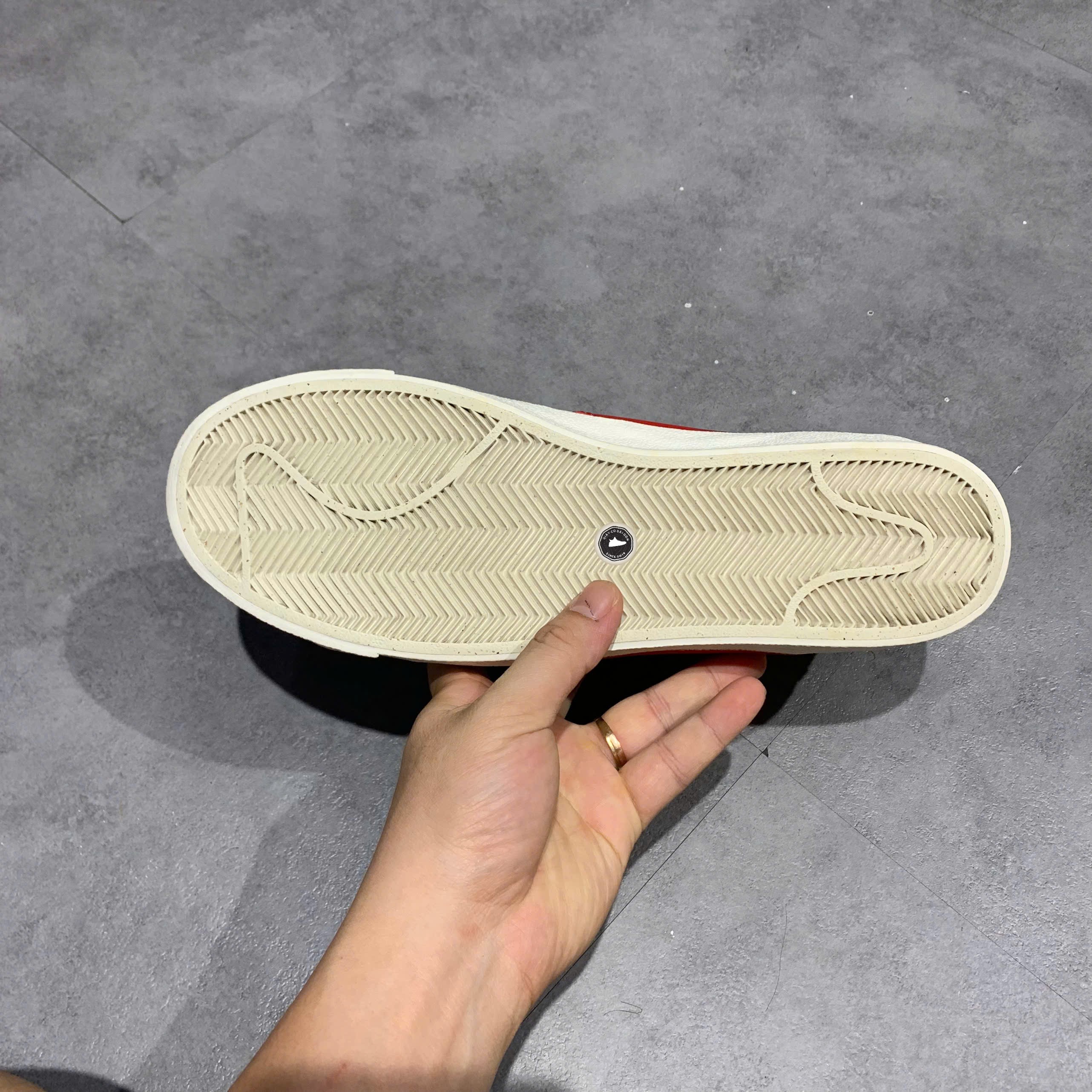 Nike Blazer Low '77 Jumbo White University Red - DQ8769-100 - Size 42.5 - GIÀY 2HAND CHÍNH HÃNG PVN25792