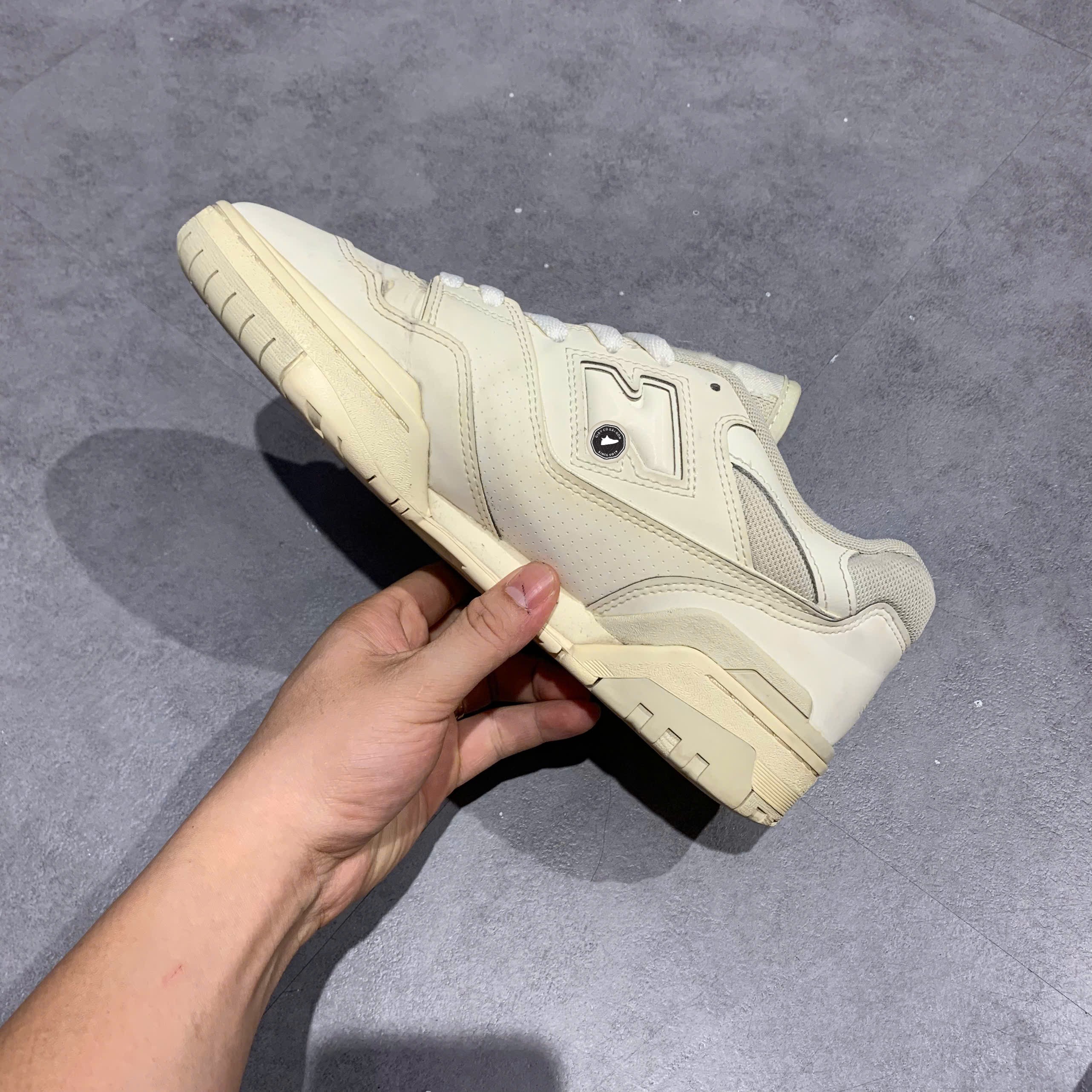 New Balance 550 White Cream - BB550LWC - Size 42.5 - GIÀY 2HAND CHÍNH HÃNG PVN26032