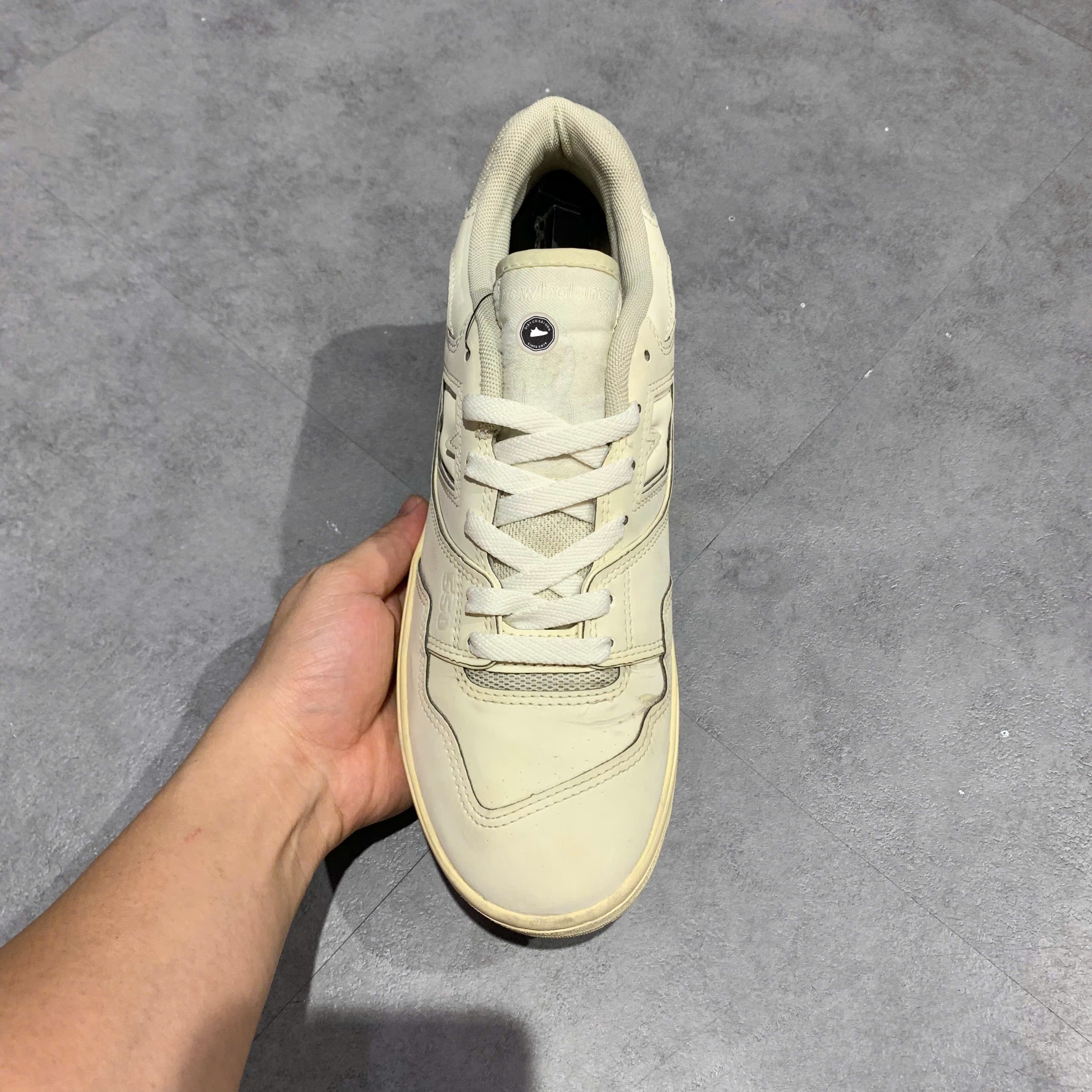 New Balance 550 White Cream - BB550LWC - Size 42.5 - GIÀY 2HAND CHÍNH HÃNG PVN26032