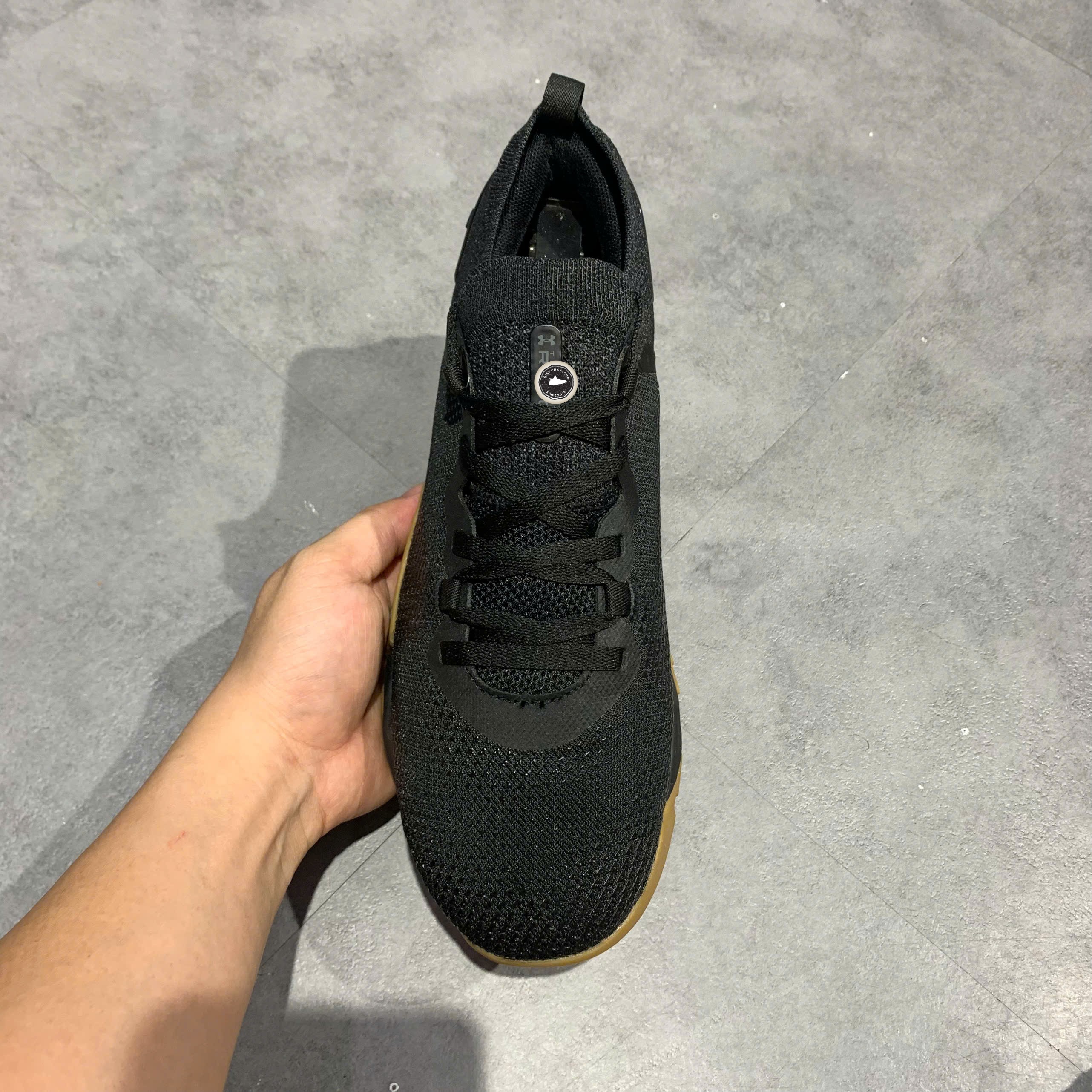 Under Armour TriBase Reign 3 Black Gum - 3023698-001 - Size 41 - GIÀY 2HAND CHÍNH HÃNG PVN26155