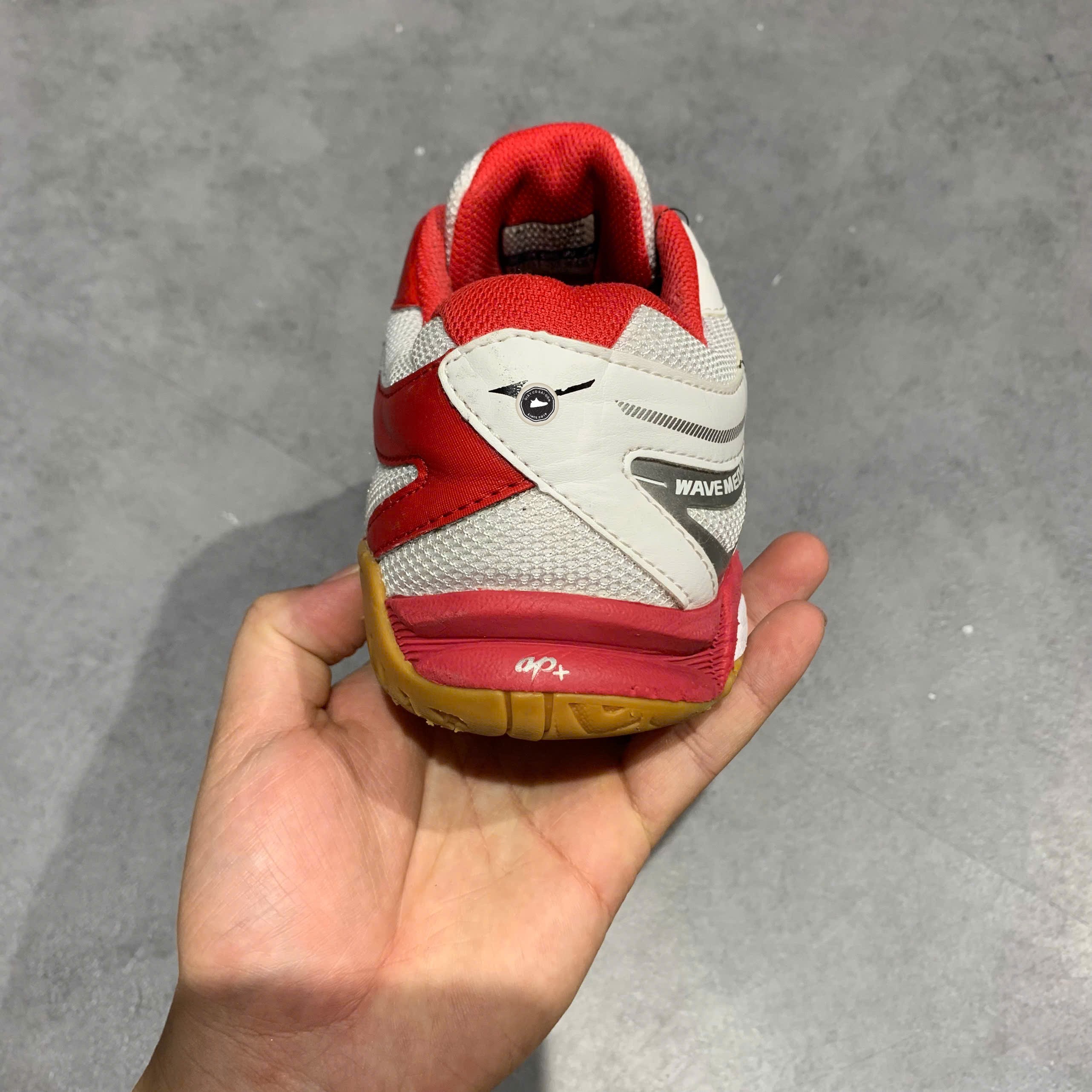 Mizuno Wave Medal 6 White Black Red - 81GA191509 - Size 41 - GIÀY 2HAND CHÍNH HÃNG PVN26206