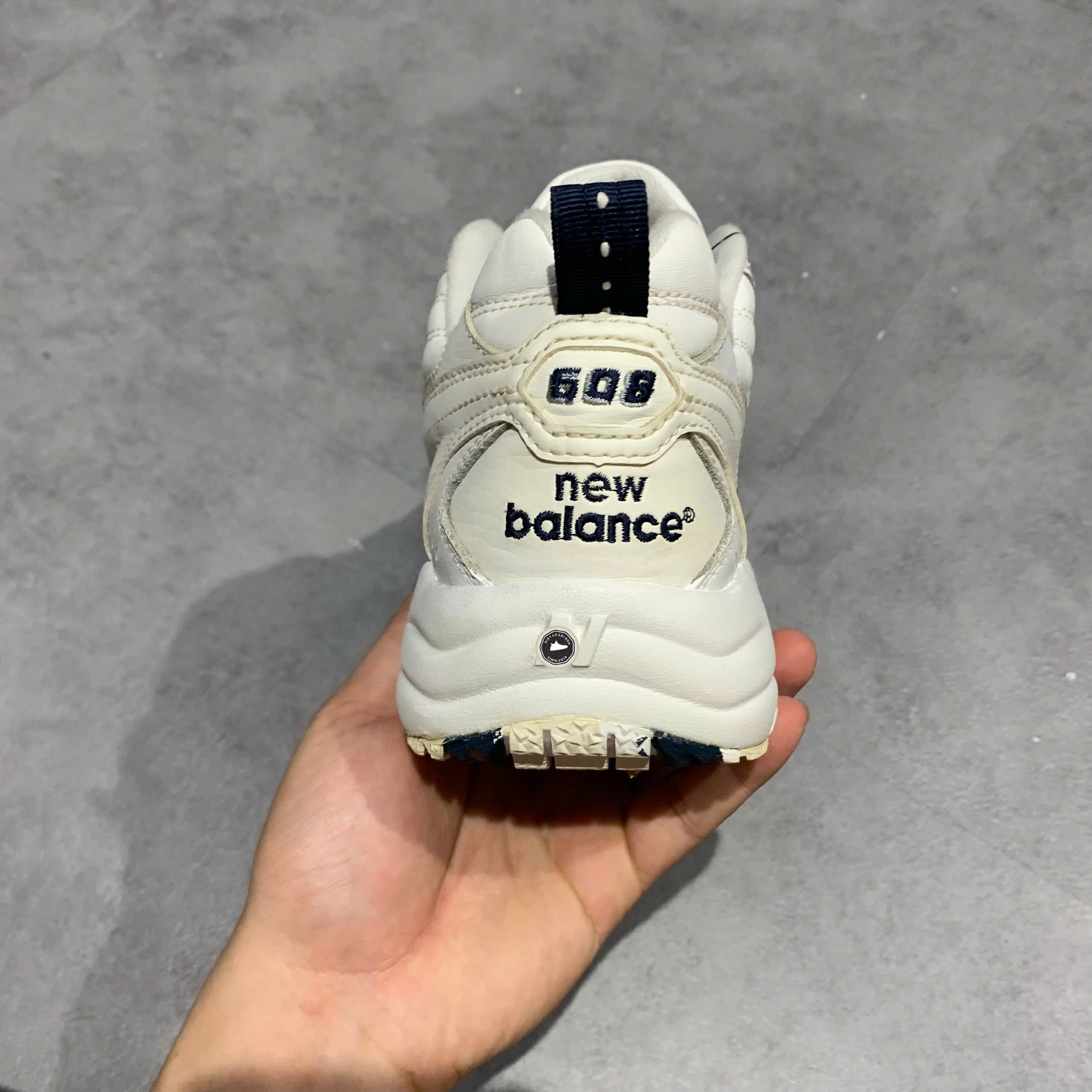 New Balance 608v5 White Navy - WX608WT - Size 41.5 - GIÀY 2HAND CHÍNH HÃNG PVN26064