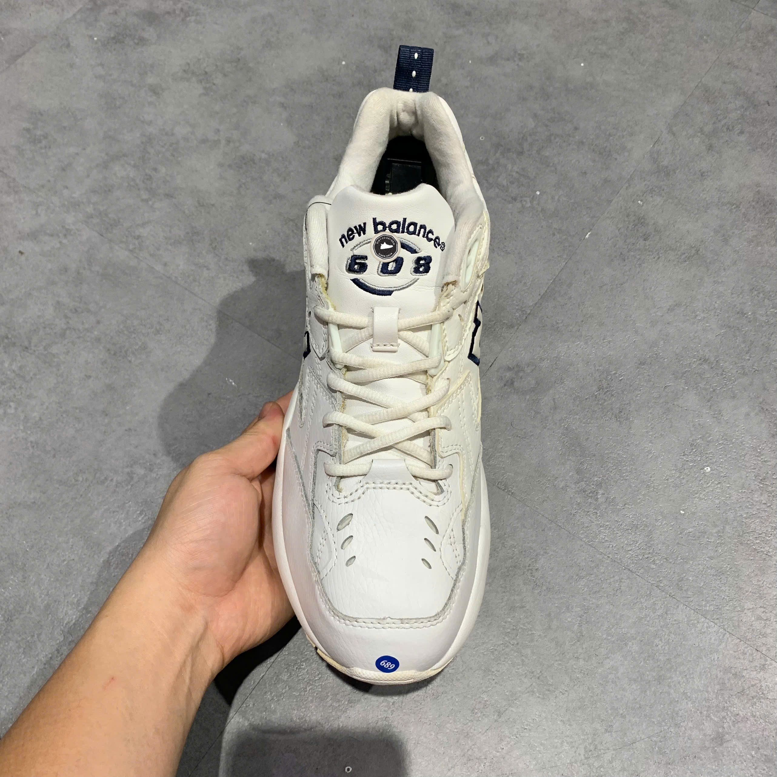 New Balance 608v5 White Navy - WX608WT - Size 41.5 - GIÀY 2HAND CHÍNH HÃNG PVN26064