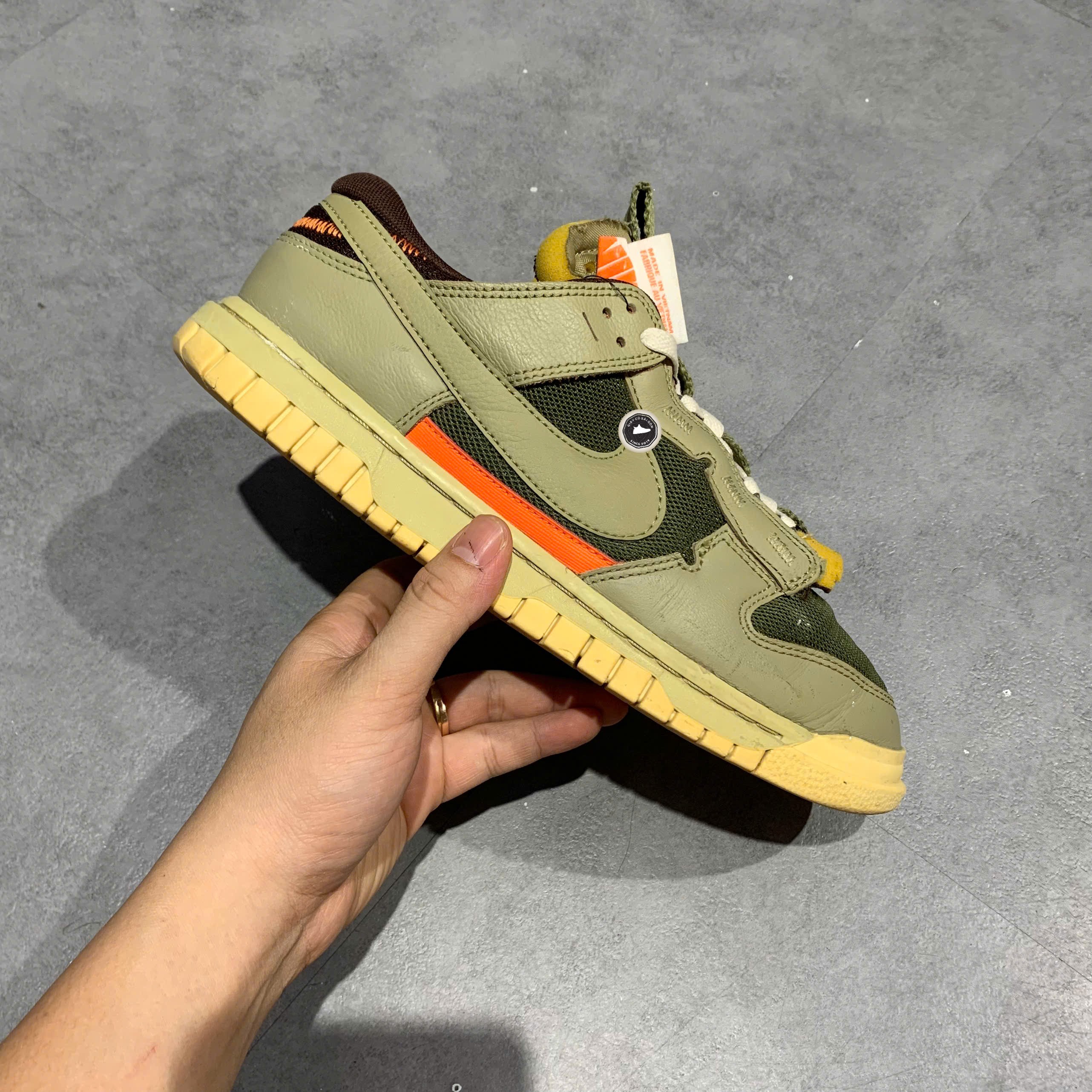 Nike Dunk Low Jumbo 'Medium Olive' - DV0821-200 - Size 41 - GIÀY 2HAND CHÍNH HÃNG PVN26226