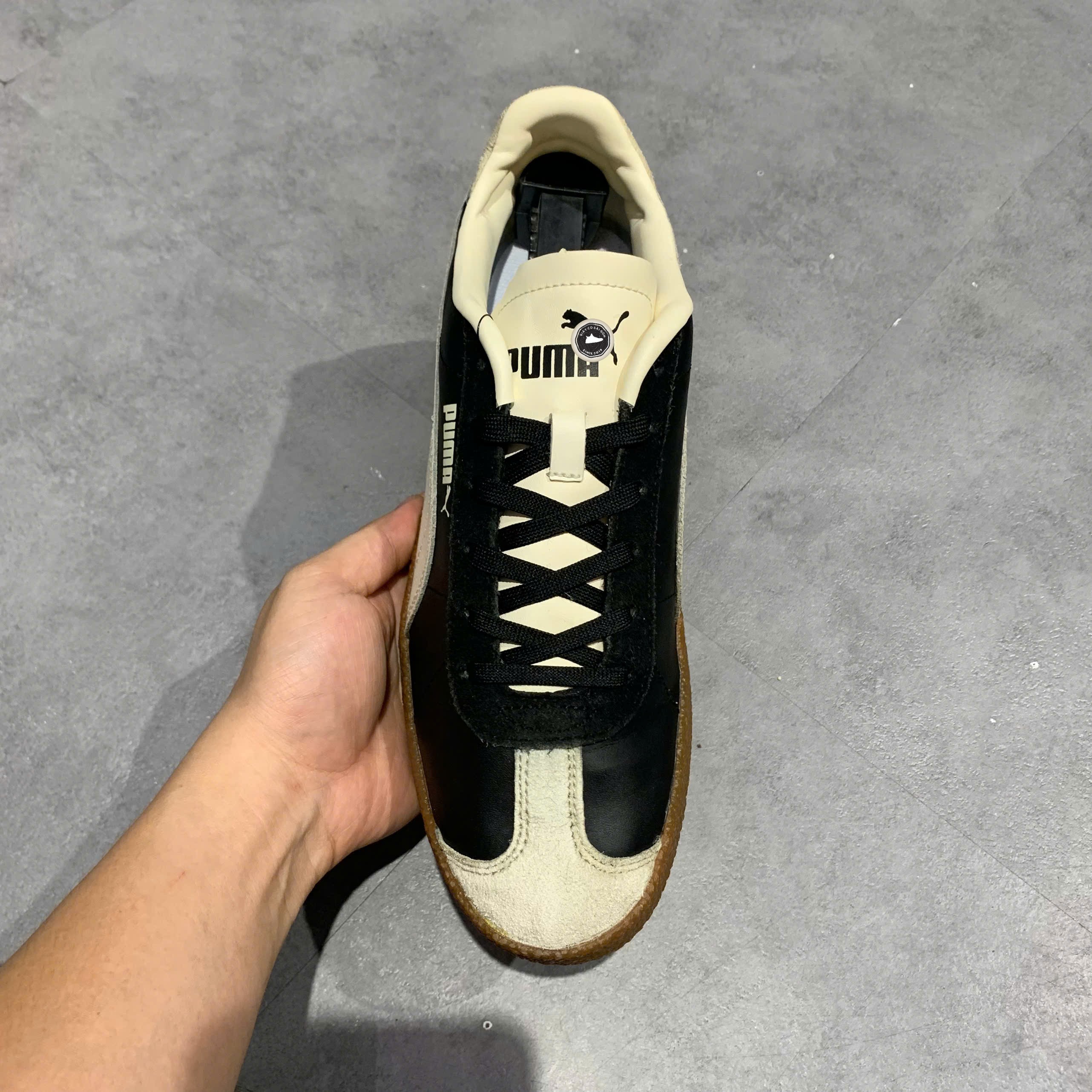 Puma Club SL Black White Gum - 401515-05 - Size 41 - GIÀY 2HAND CHÍNH HÃNG PVN26104