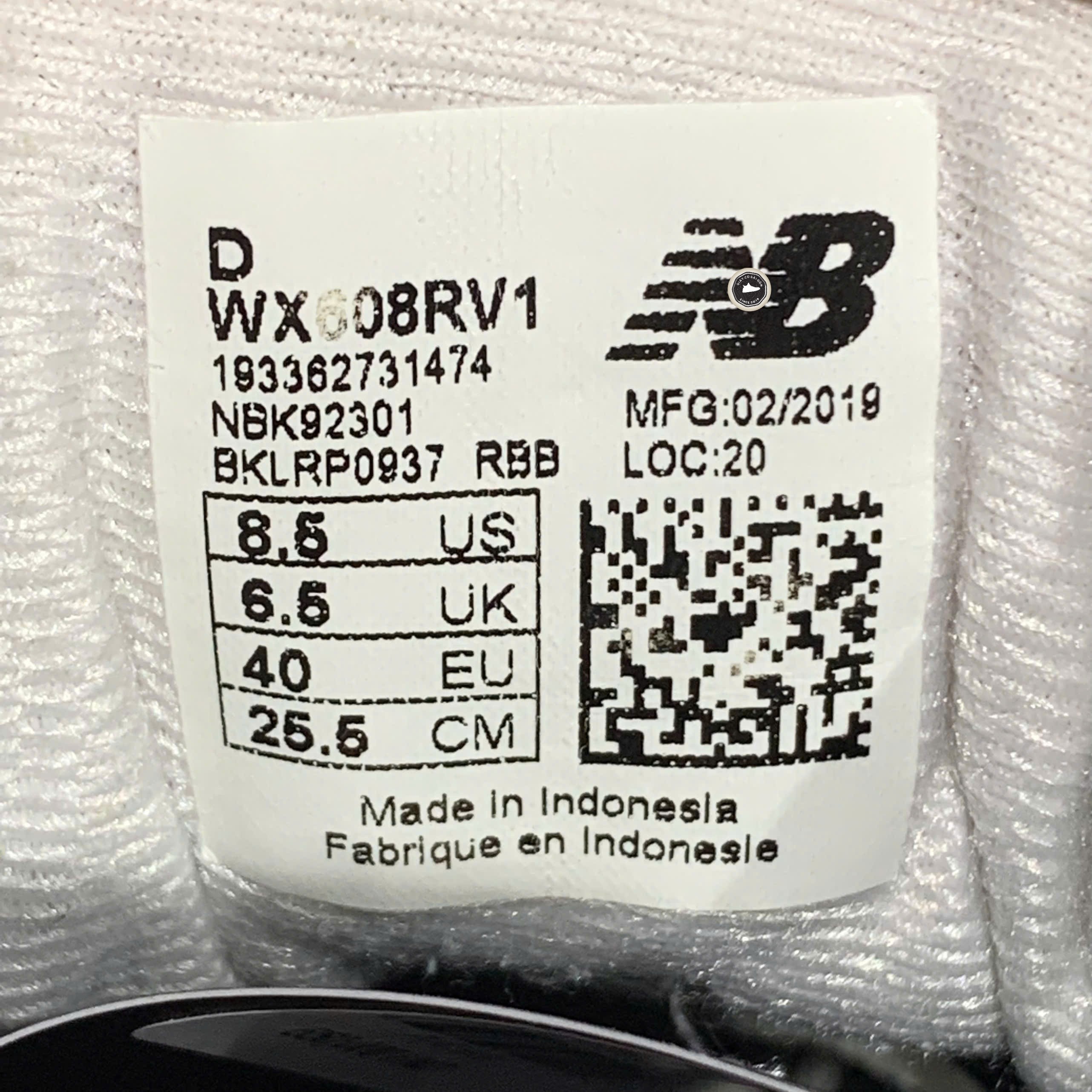 New Balance 608v1 White Black Red - WX608RV1 - Size 40 - GIÀY 2HAND CHÍNH HÃNG PVN25816