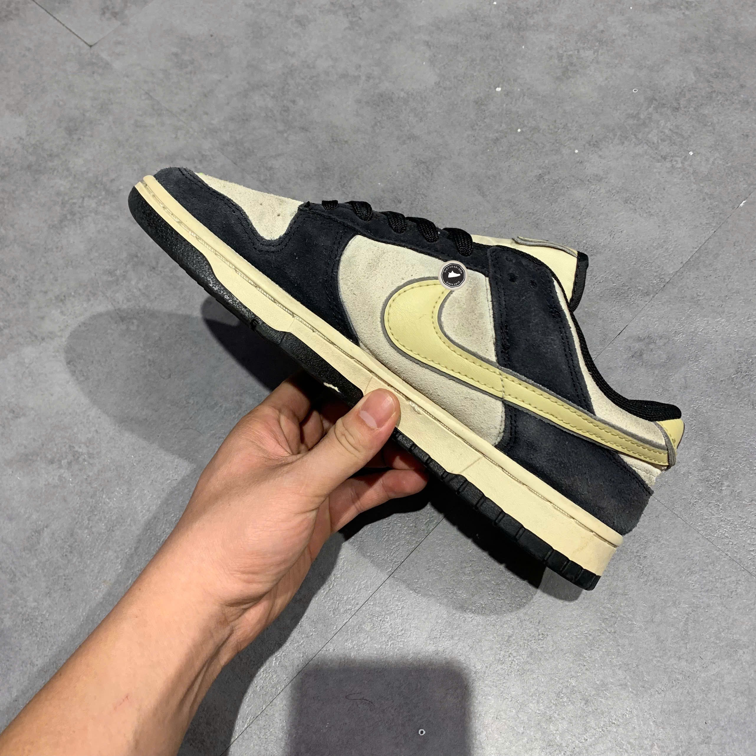 Nike Dunk Low LX Black Suede - DV3054-001 - Size 40.5 - GIÀY 2HAND CHÍNH HÃNG PVN25936