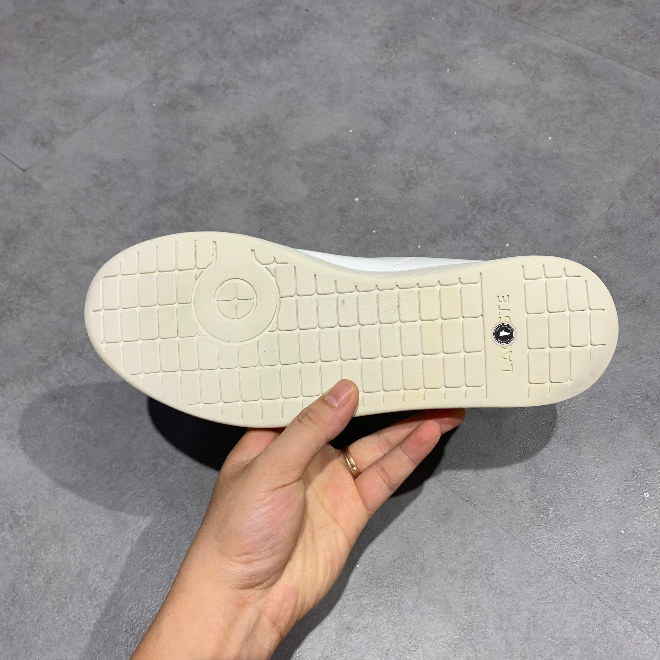 Lacoste Carnaby BL 21 1 White - 7-41SMA000221G - Size 40.5 - GIÀY 2HAND CHÍNH HÃNG PVN26006
