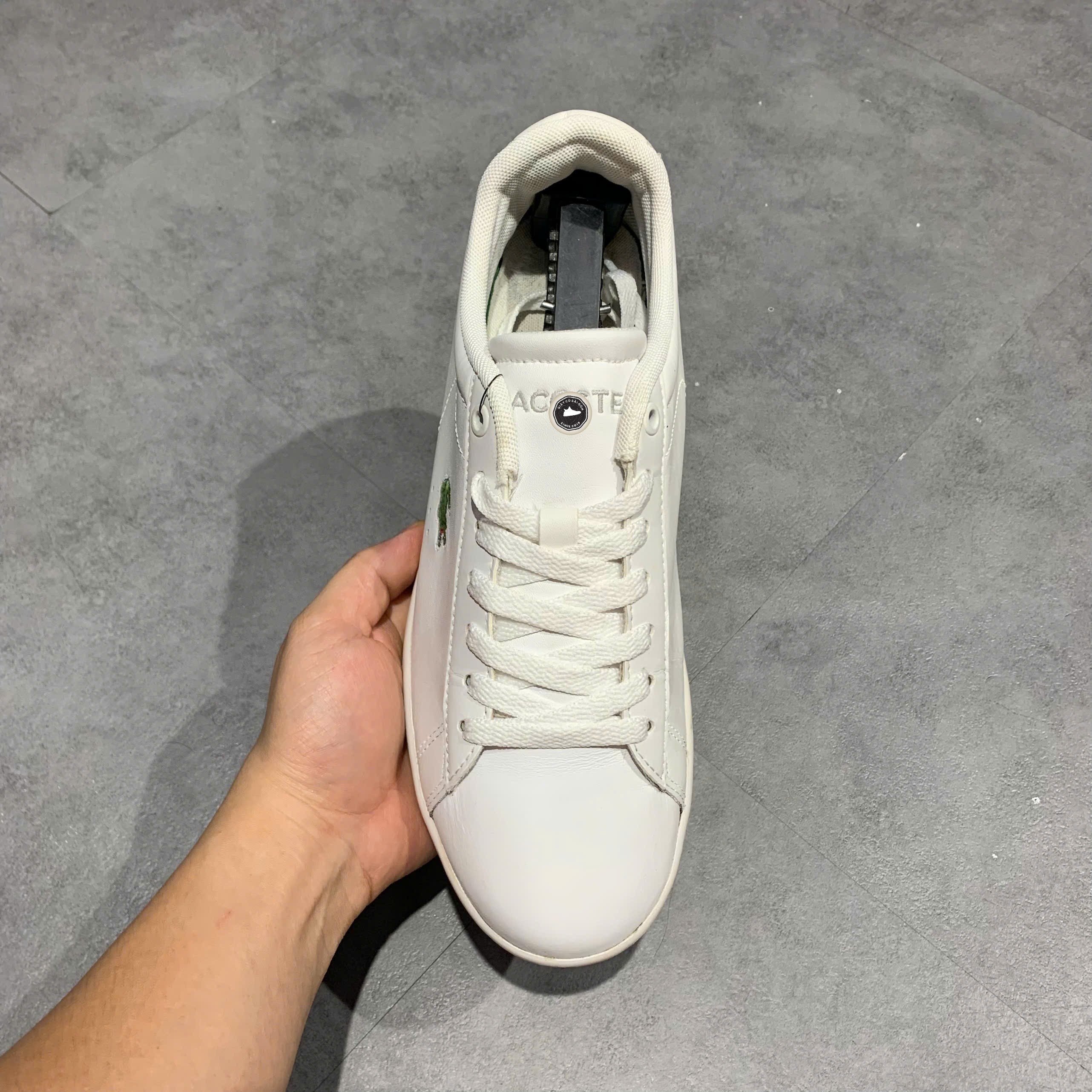Lacoste Carnaby BL 21 1 White - 7-41SMA000221G - Size 40.5 - GIÀY 2HAND CHÍNH HÃNG PVN26006