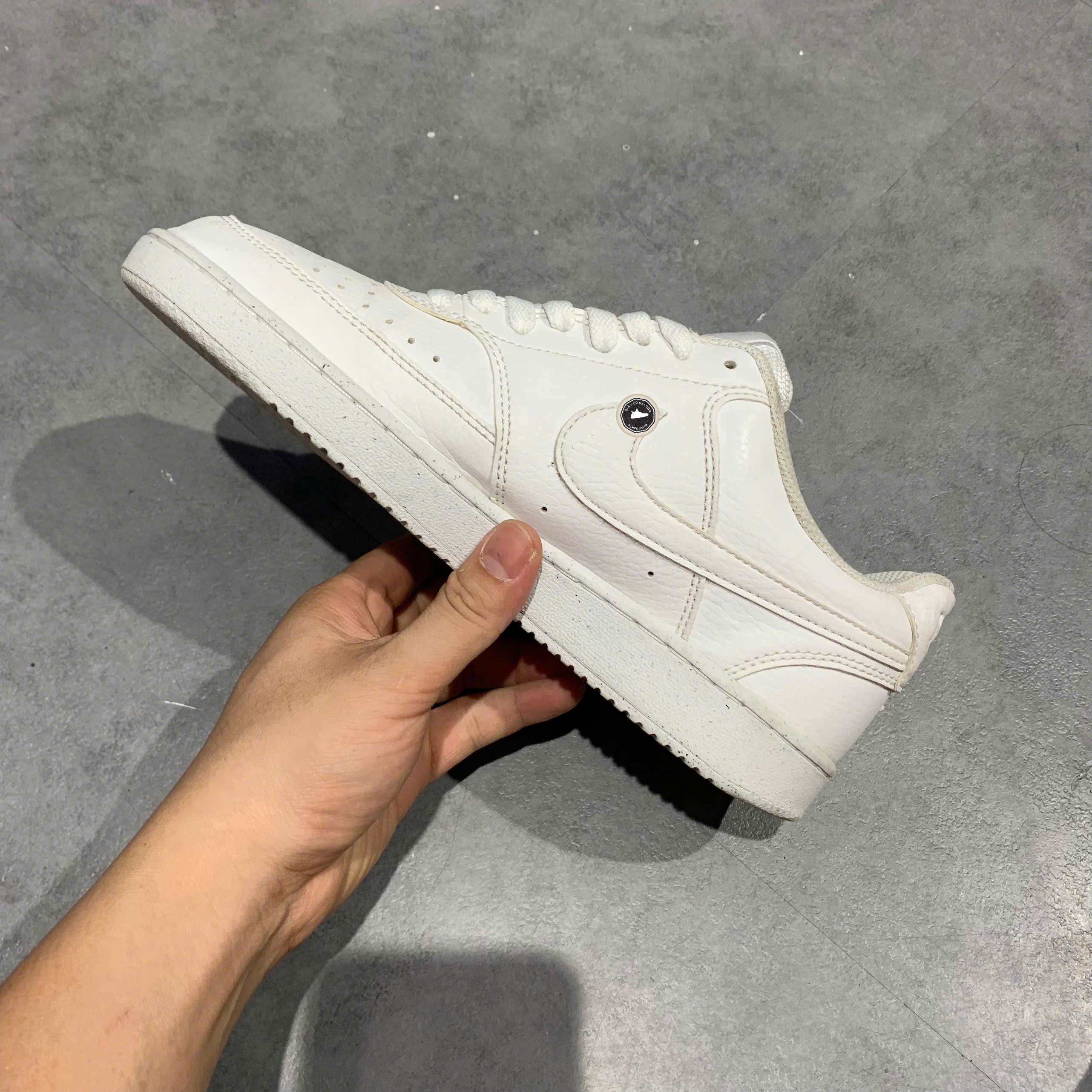 Nike Court Vision Low Next Nature Triple White - DH2987-100 - Size 39 - GIÀY 2HAND CHÍNH HÃNG PVN26269