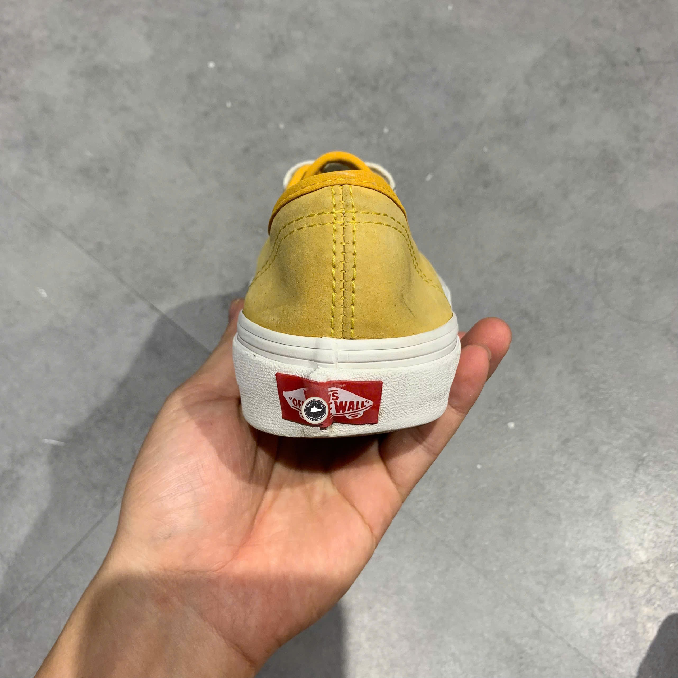 Vans Authentic Pig Suede Ochre - VN0A38EMU58 - Size 38.5 - GIÀY 2HAND CHÍNH HÃNG PVN26219
