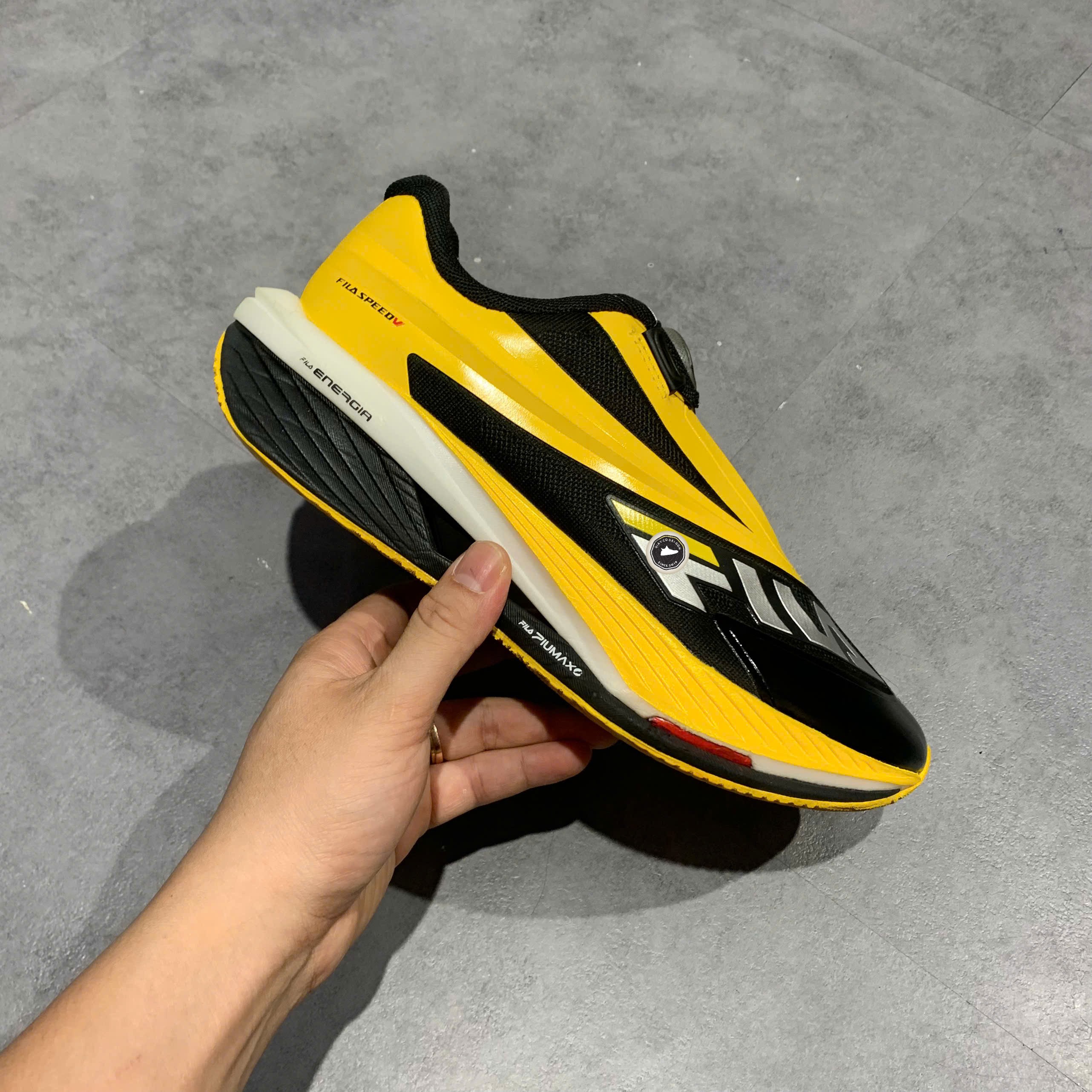 Giày Fila Speed 5 Turbo Yellow Black K15B512101FLB - Size 39 - GIÀY 2HAND CHÍNH HÃNG PVN26080