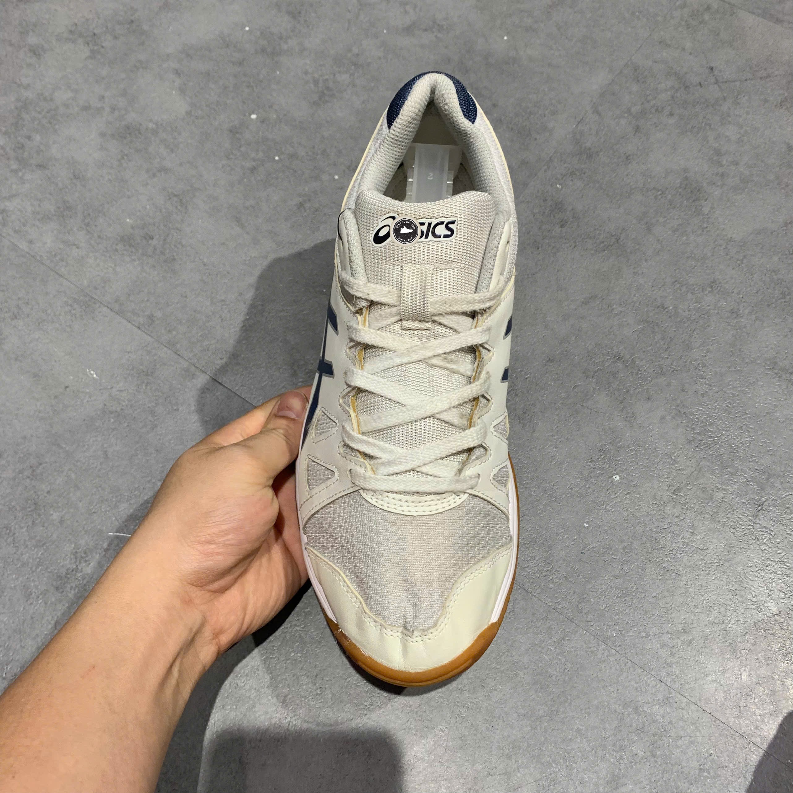 Asics Rivre CS White Navy - TSY102 - Size 39 - GIÀY 2HAND CHÍNH HÃNG PVN25998