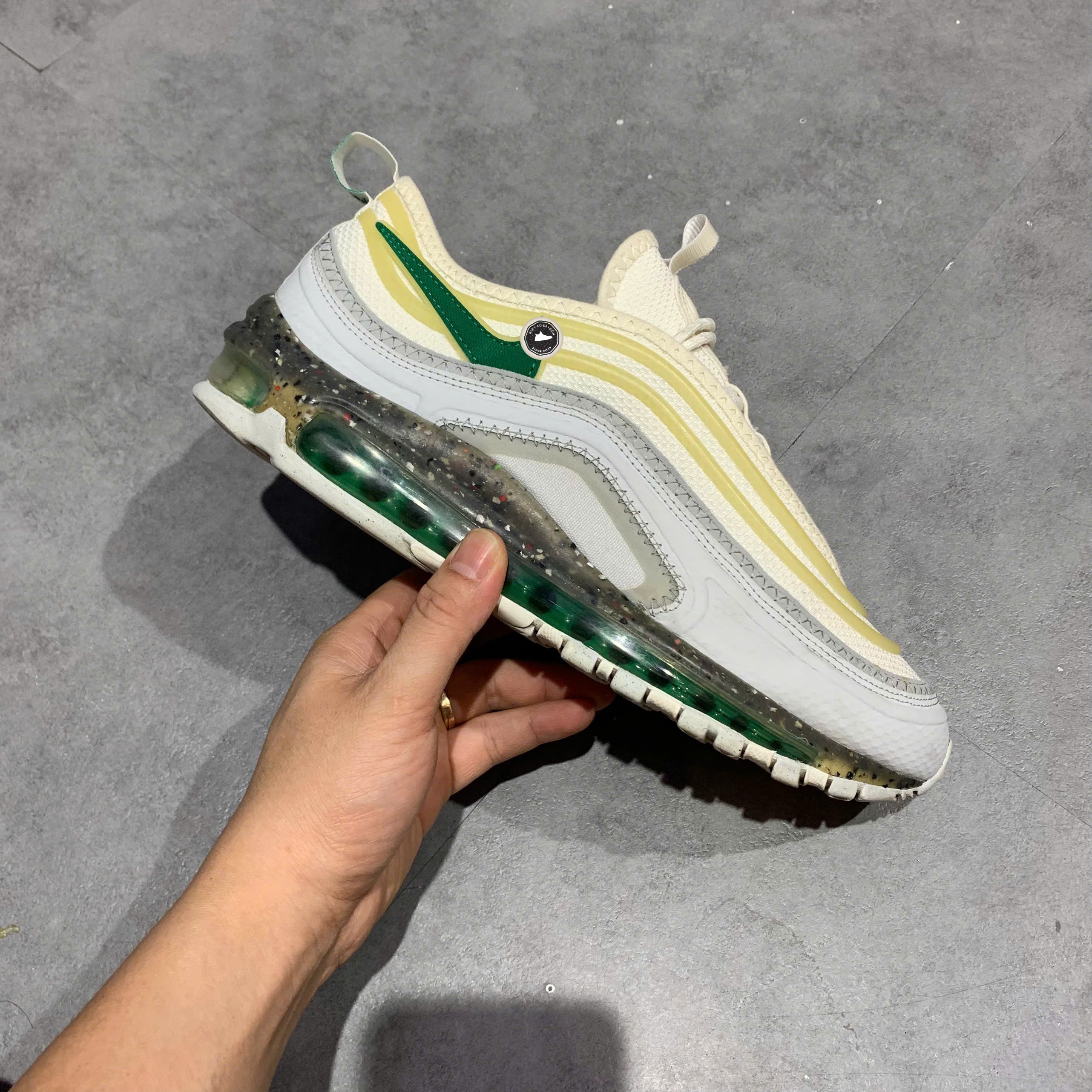Nike Air Max 97 Terrascape Summit White Malachite - DQ3976-100 - Size 42.5 - GIÀY 2HAND CHÍNH HÃNG PVN25516