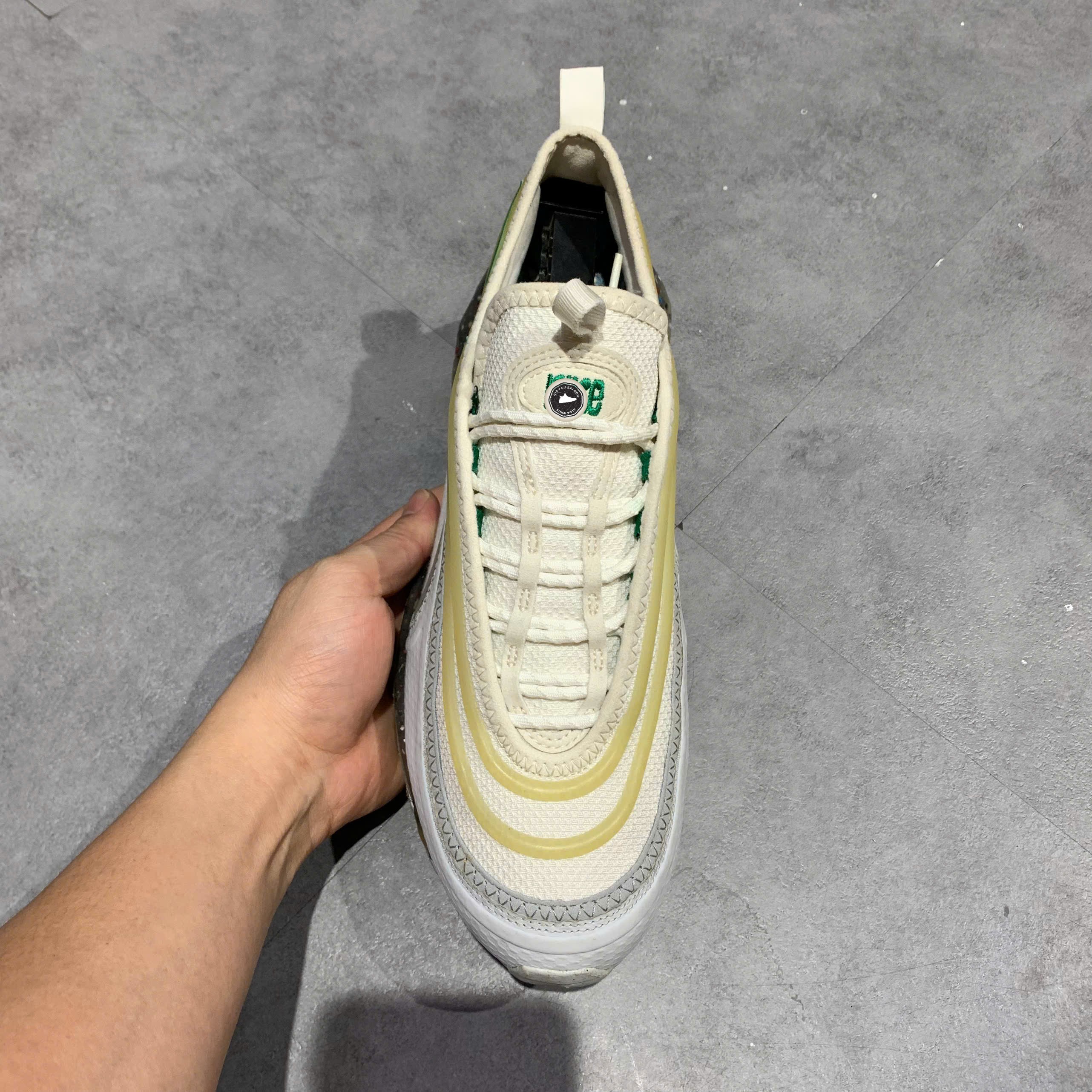 Nike Air Max 97 Terrascape Summit White Malachite - DQ3976-100 - Size 42.5 - GIÀY 2HAND CHÍNH HÃNG PVN25516
