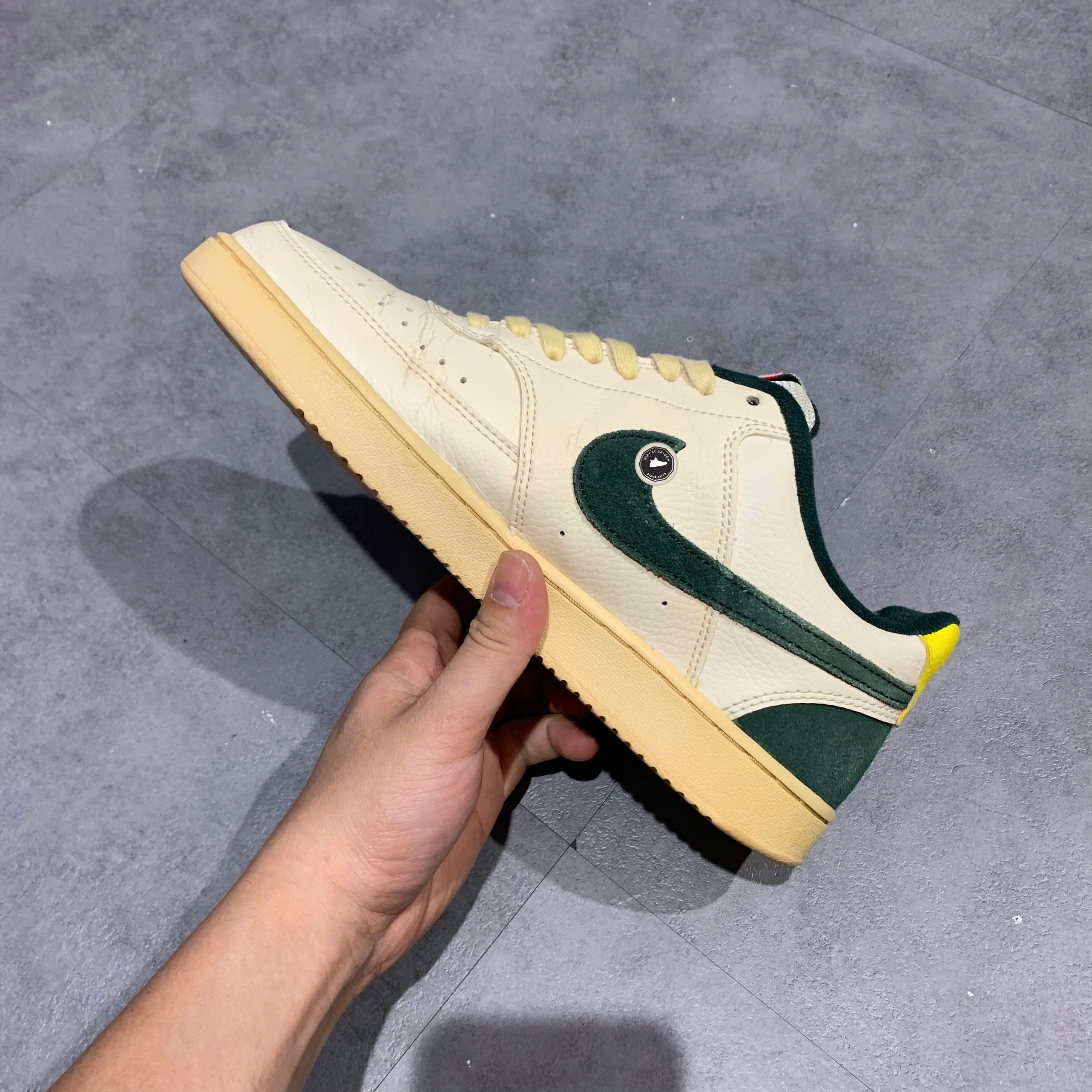 Nike Court Vision Low 'Sail Pro Green' - FD0320-133 - Size 42 - GIÀY 2HAND CHÍNH HÃNG PVN25616