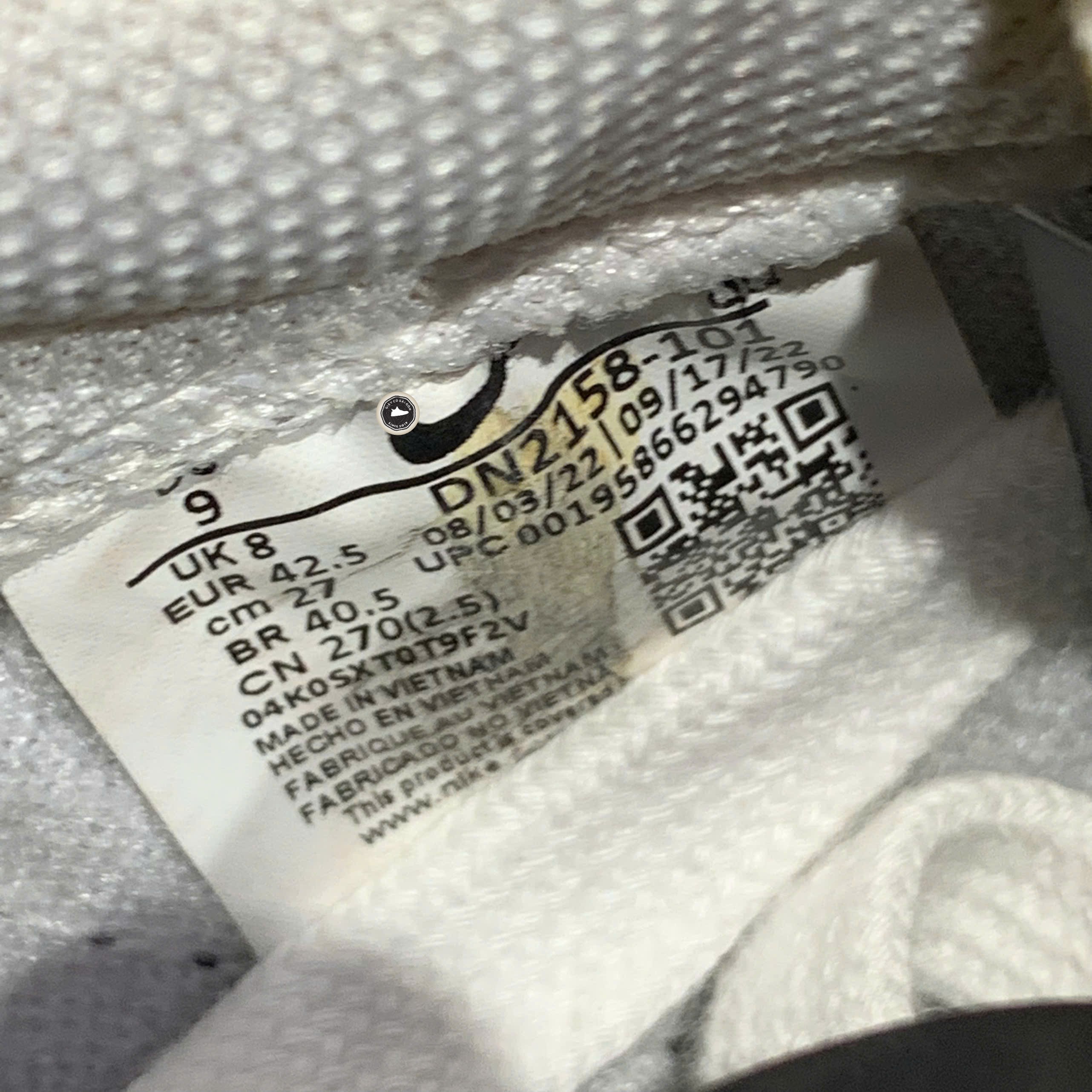 Nike Blazer Low '77 Jumbo 'White Black' - DN2158-101 - Size 42.5 - GIÀY 2HAND CHÍNH HÃNG PVN25499