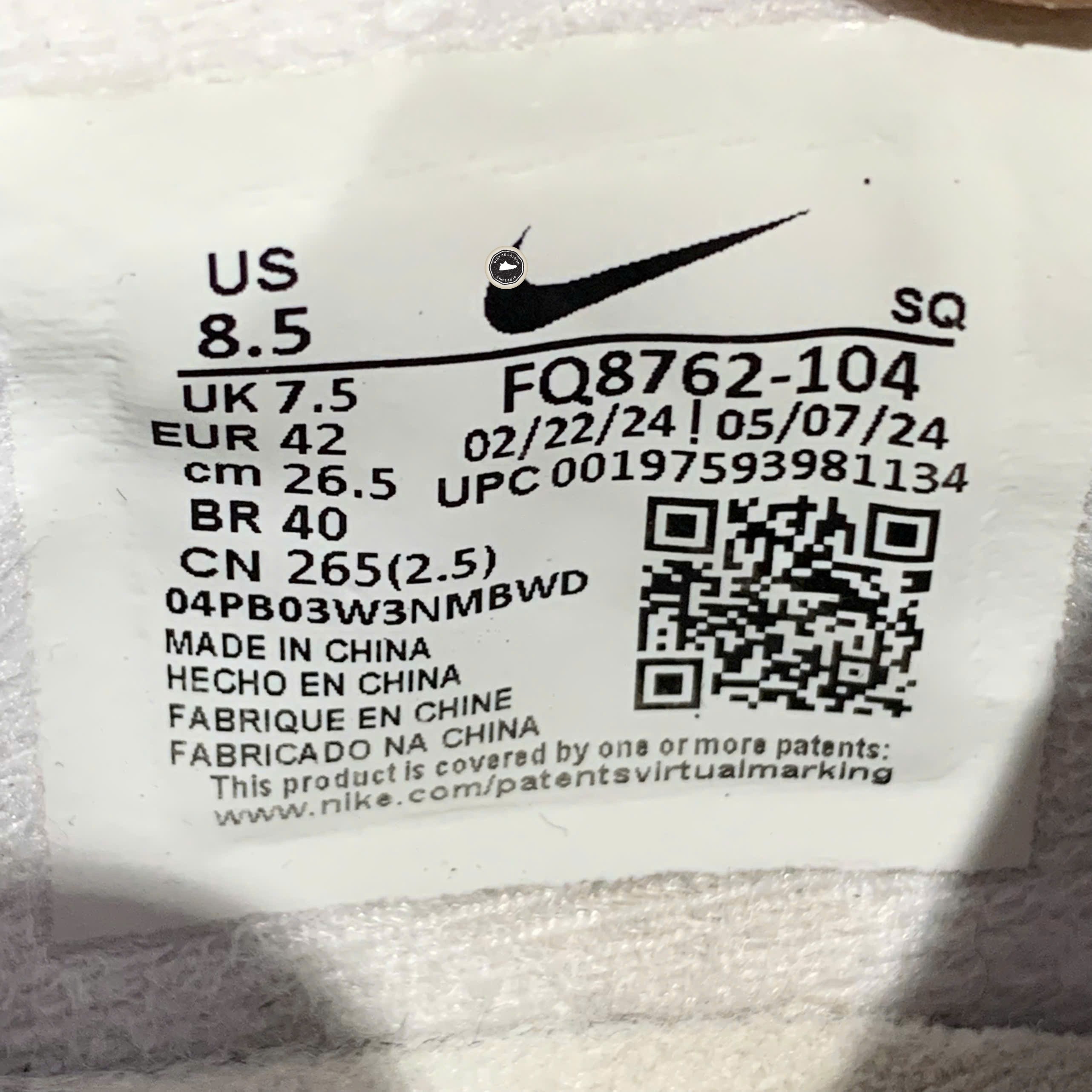 Nike Field General 82 White Gorge Green - FQ8762-104 - Size 42 - GIÀY 2HAND CHÍNH HÃNG PVN25506