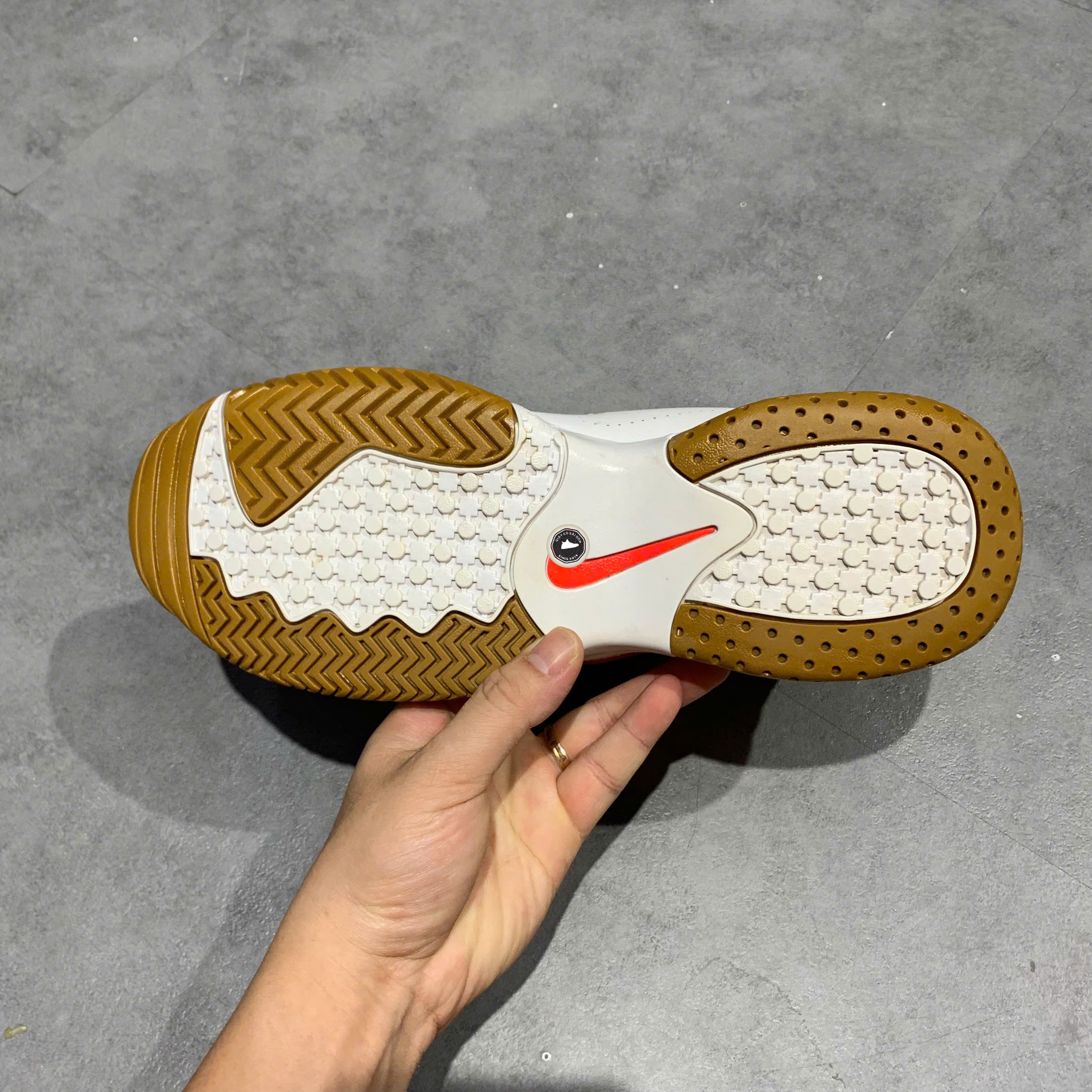 Nike Court Lite 2 White Laser Crimson - AR8836-102 - Size 42.5 - GIÀY 2HAND CHÍNH HÃNG PVN25543