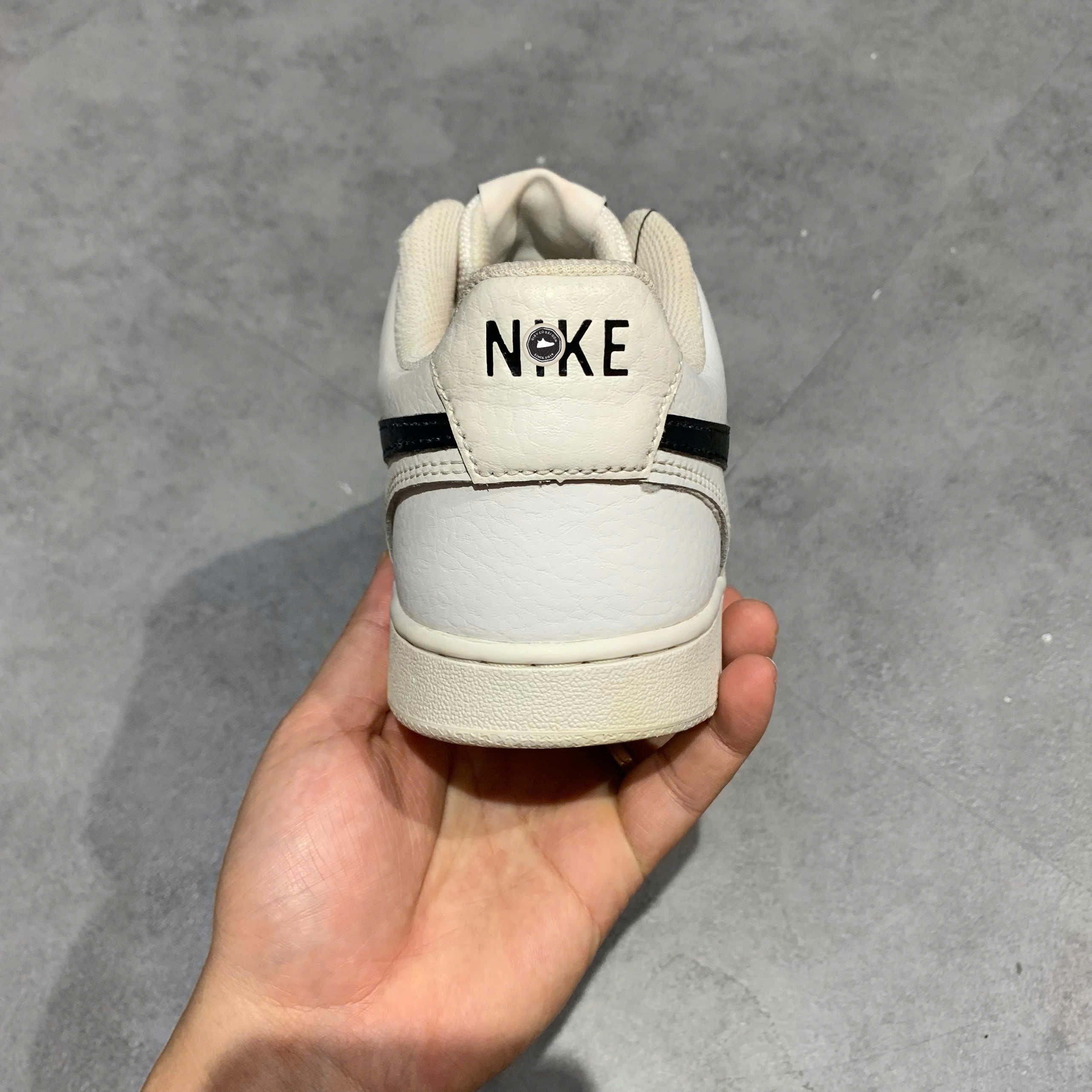 Nike Court Vision Low White Black - CD5463-101 - Size 42 - GIÀY 2HAND CHÍNH HÃNG PVN25532