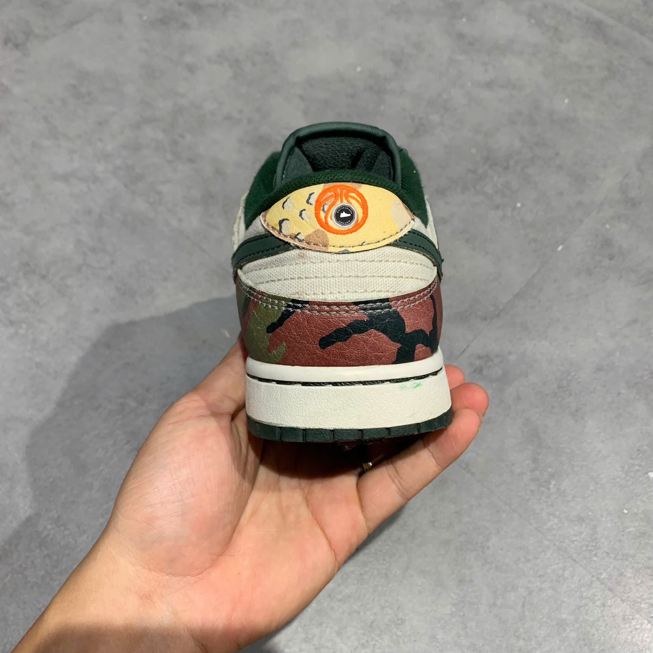 Nike Dunk Low SE Sail Multi-Camo - DH0957-100 - Size 42 - GIÀY 2HAND CHÍNH HÃNG PVN25969