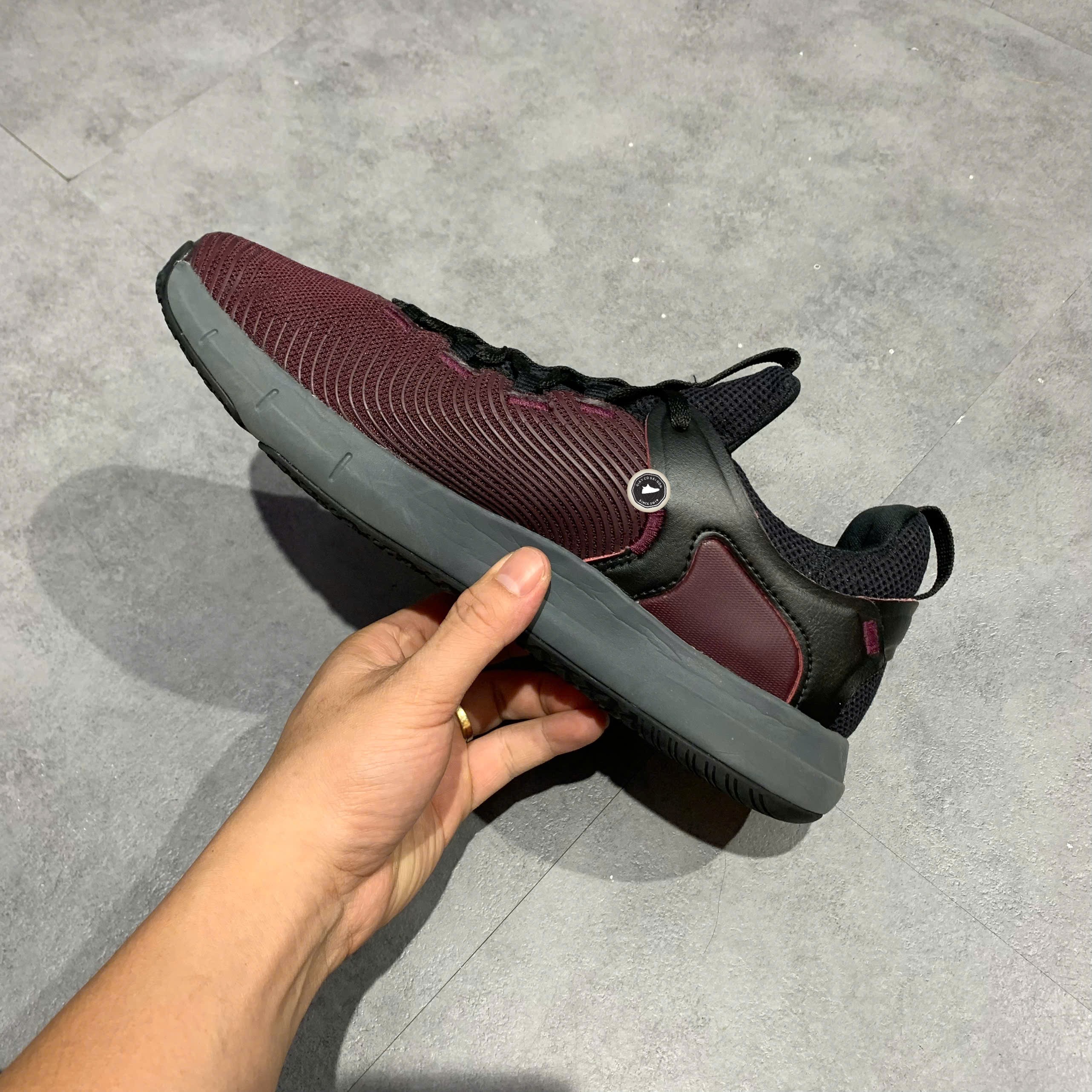 Under Armour HOVR Rise 2 Dark Maroon Black - 3023009-501 - Size 42.5 - GIÀY 2HAND CHÍNH HÃNG PVN26284