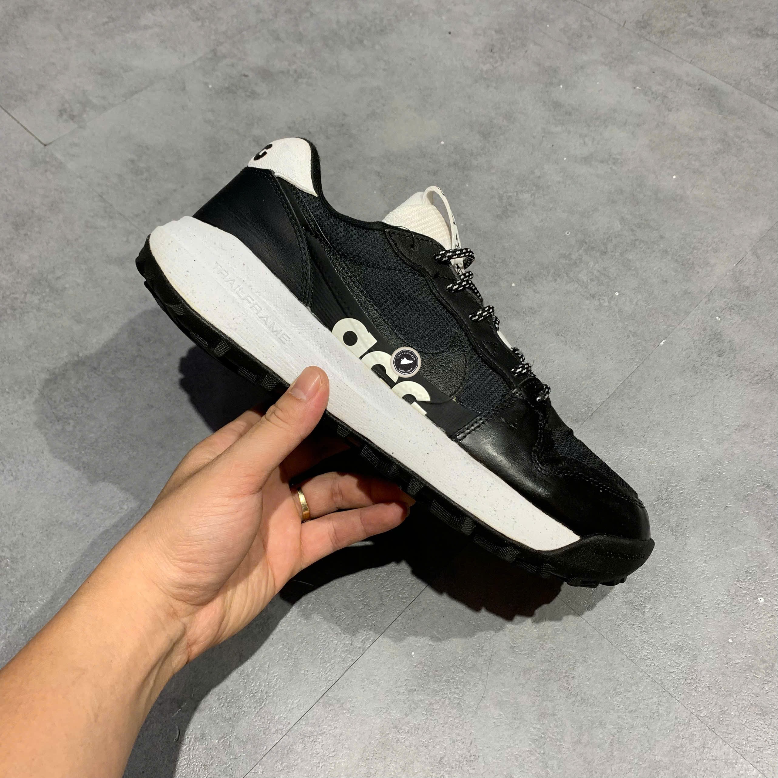 Nike ACG Lowcate 'Black White' - DX2256-001 - Size 42.5 - GIÀY 2HAND CHÍNH HÃNG PVN26314