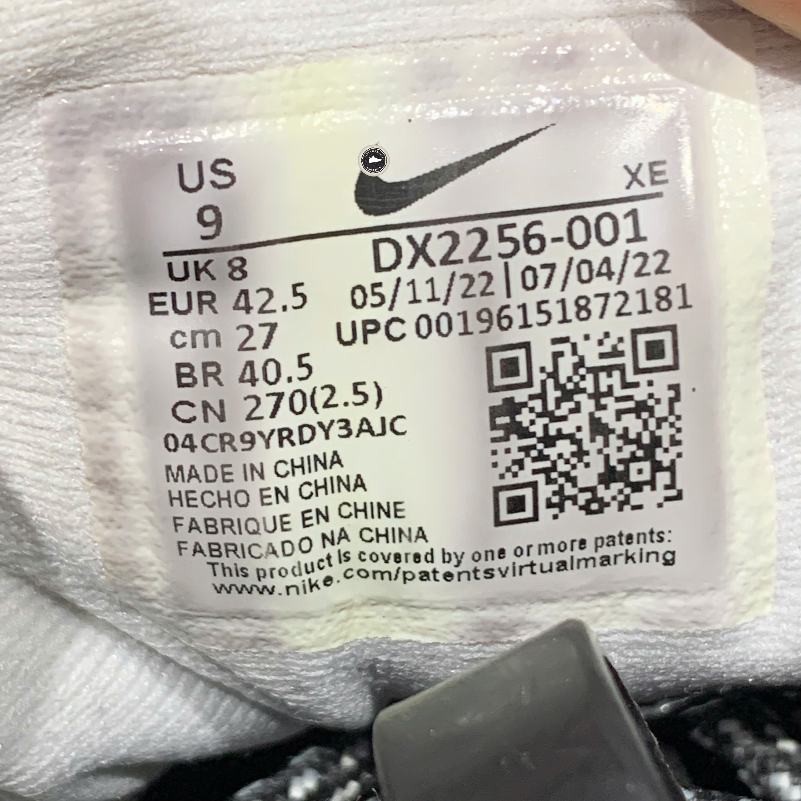 Nike ACG Lowcate 'Black White' - DX2256-001 - Size 42.5 - GIÀY 2HAND CHÍNH HÃNG PVN26314