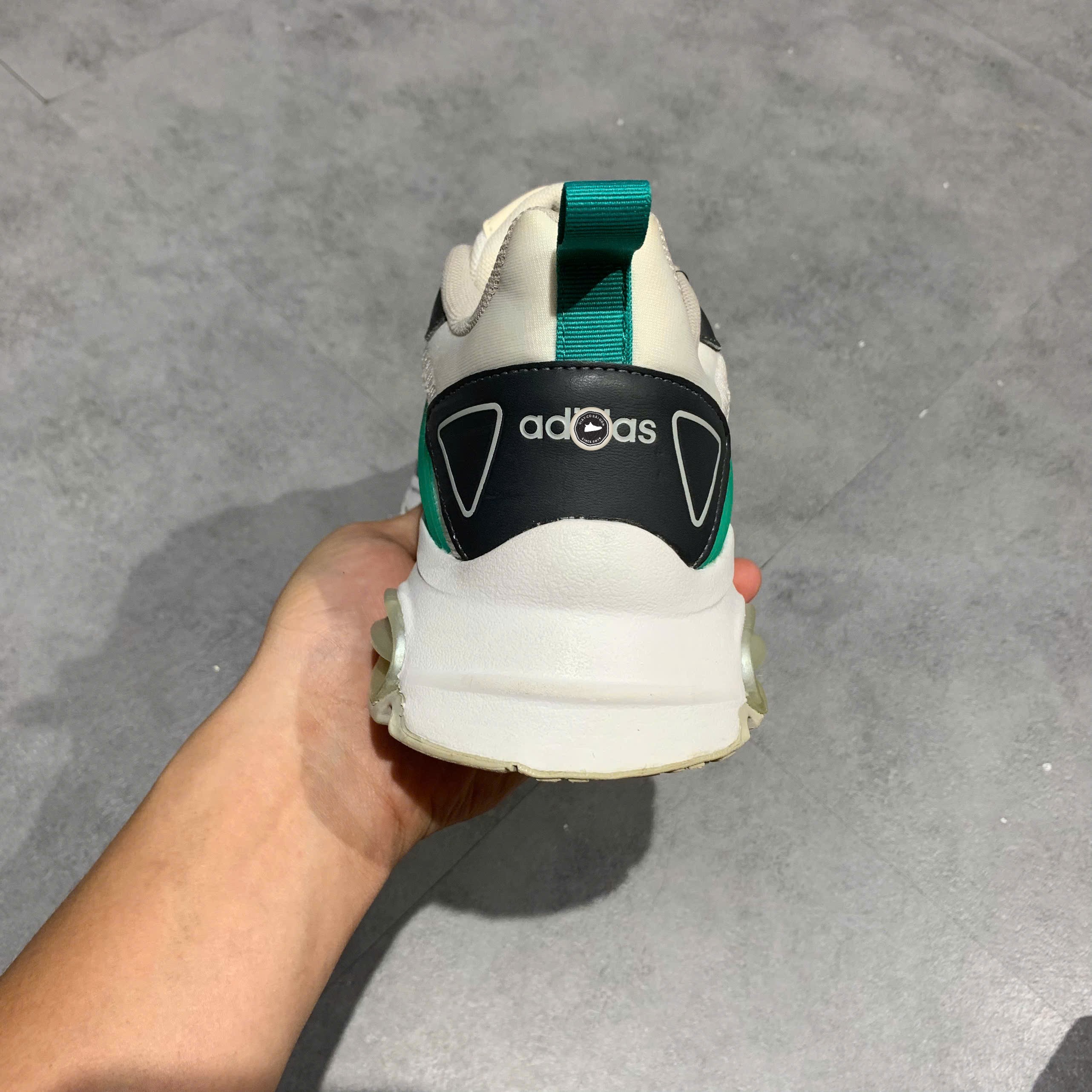 Adidas Quadcube CC 'White Signal Green' - FW7177 - Size 42 - GIÀY 2HAND CHÍNH HÃNG PVN26378