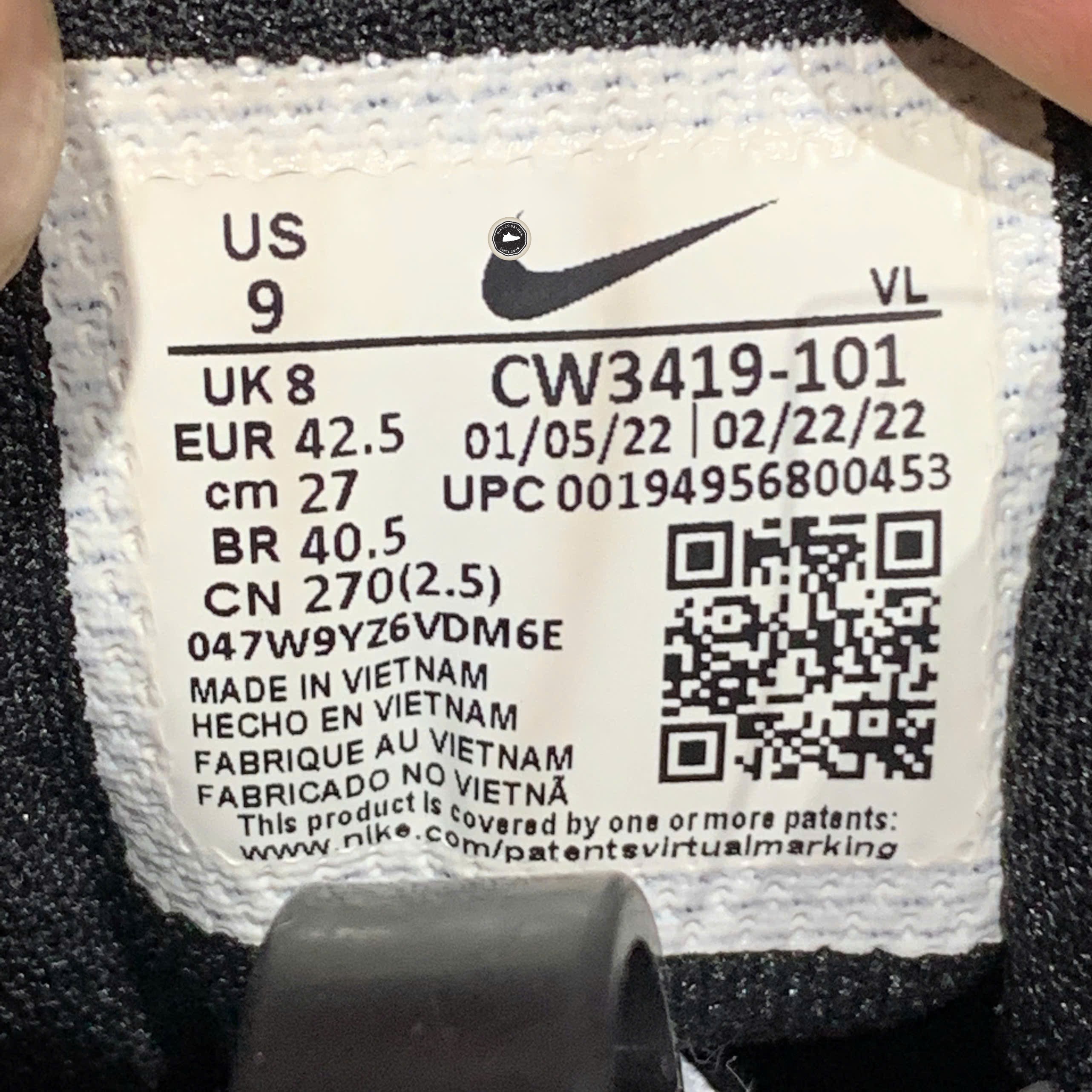 Nike Air Zoom Winflo 8 White Flash Crimson - CW3419-101 - Size 42.5 - GIÀY 2HAND CHÍNH HÃNG PVN26252