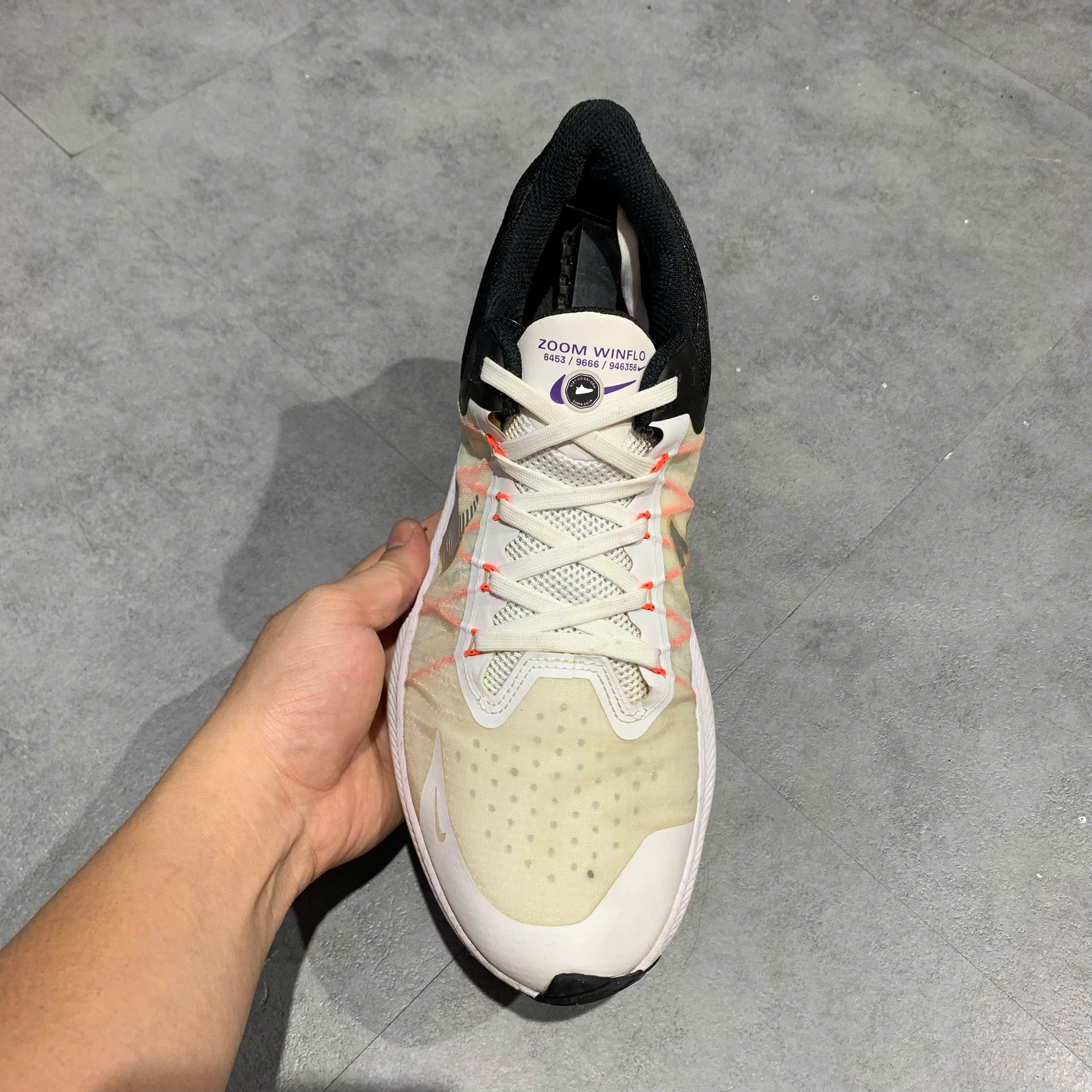 Nike Air Zoom Winflo 8 White Flash Crimson - CW3419-101 - Size 42.5 - GIÀY 2HAND CHÍNH HÃNG PVN26252