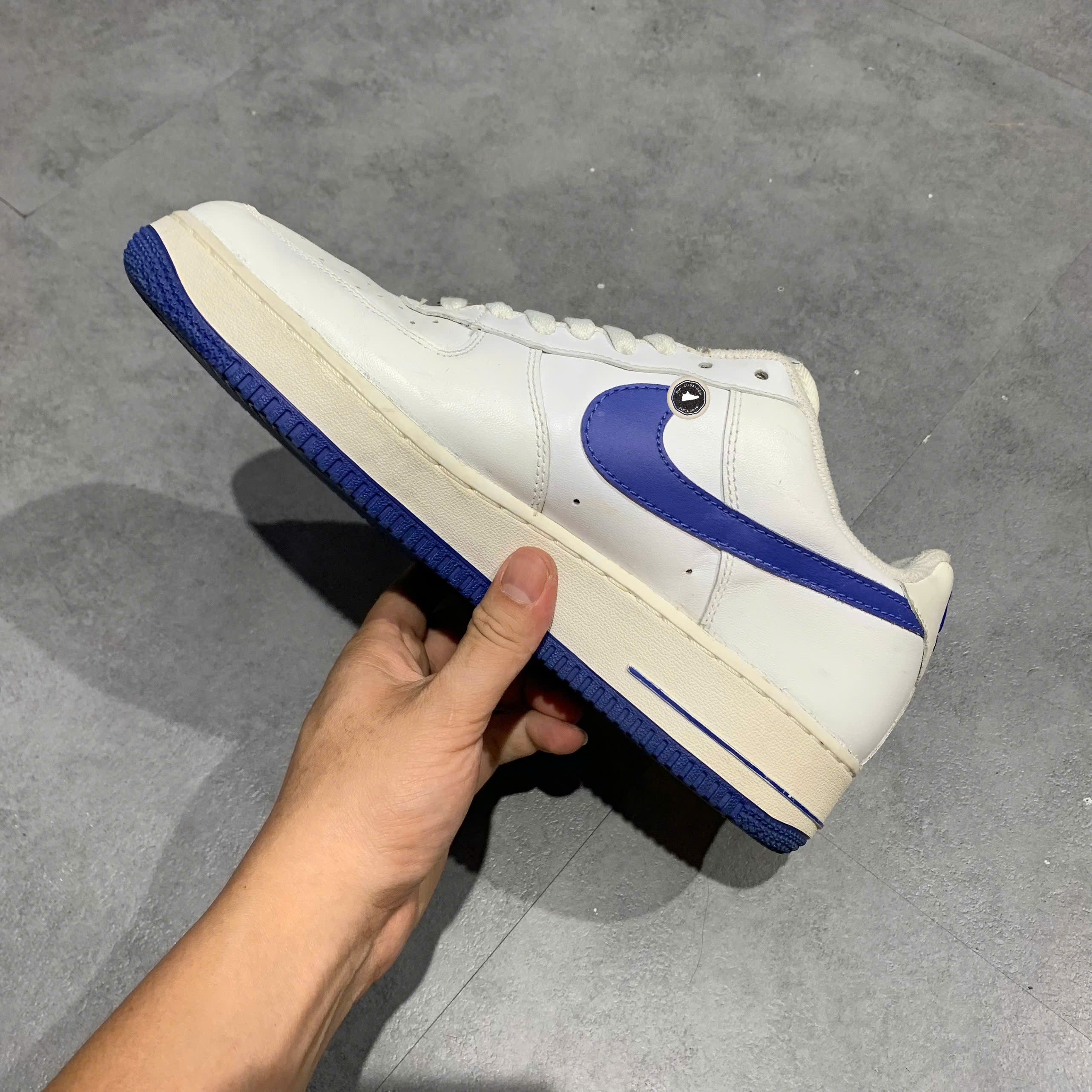 Nike Air Force 1 Low '07 White Varsity Royal - 315122-147 - Size 43 - GIÀY 2HAND CHÍNH HÃNG PVN25996