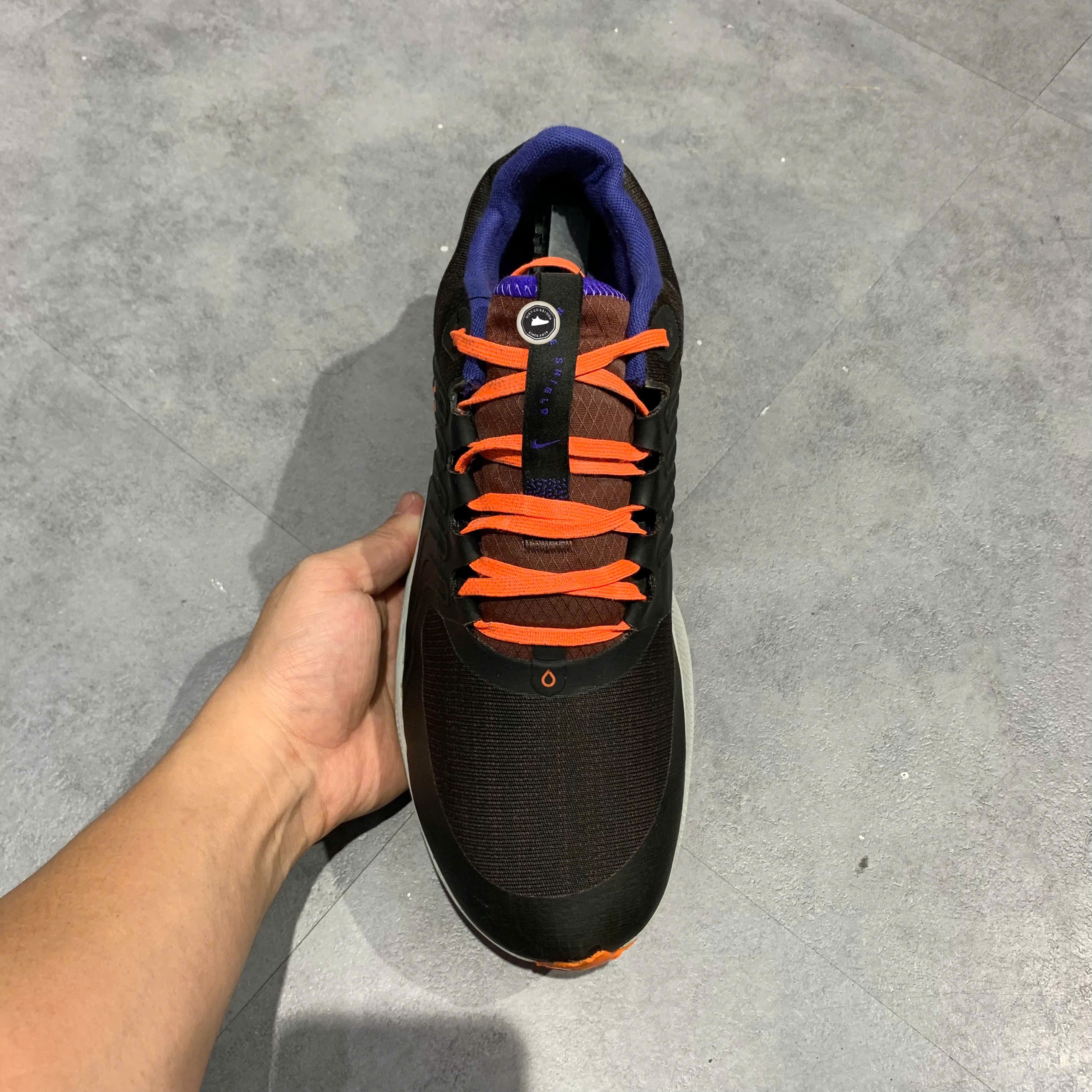 Nike Air Zoom Pegasus 38 Shield Black Total Orange - DC4073-003 - Size 44 - GIÀY 2HAND CHÍNH HÃNG PVN26309