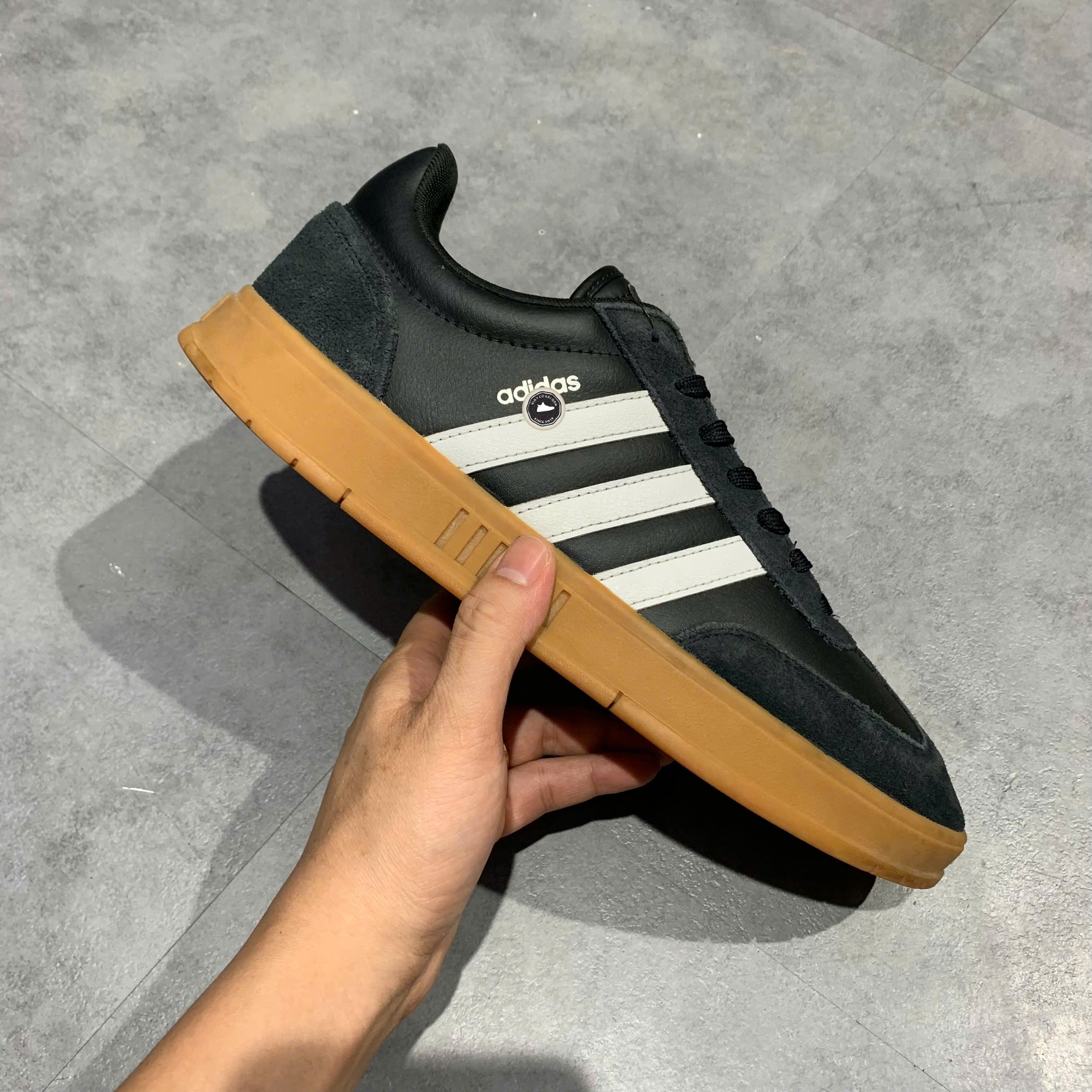Adidas Gradas Core Black Gum - FX9305 - Size 44 2/3 - GIÀY 2HAND CHÍNH HÃNG PVN26406