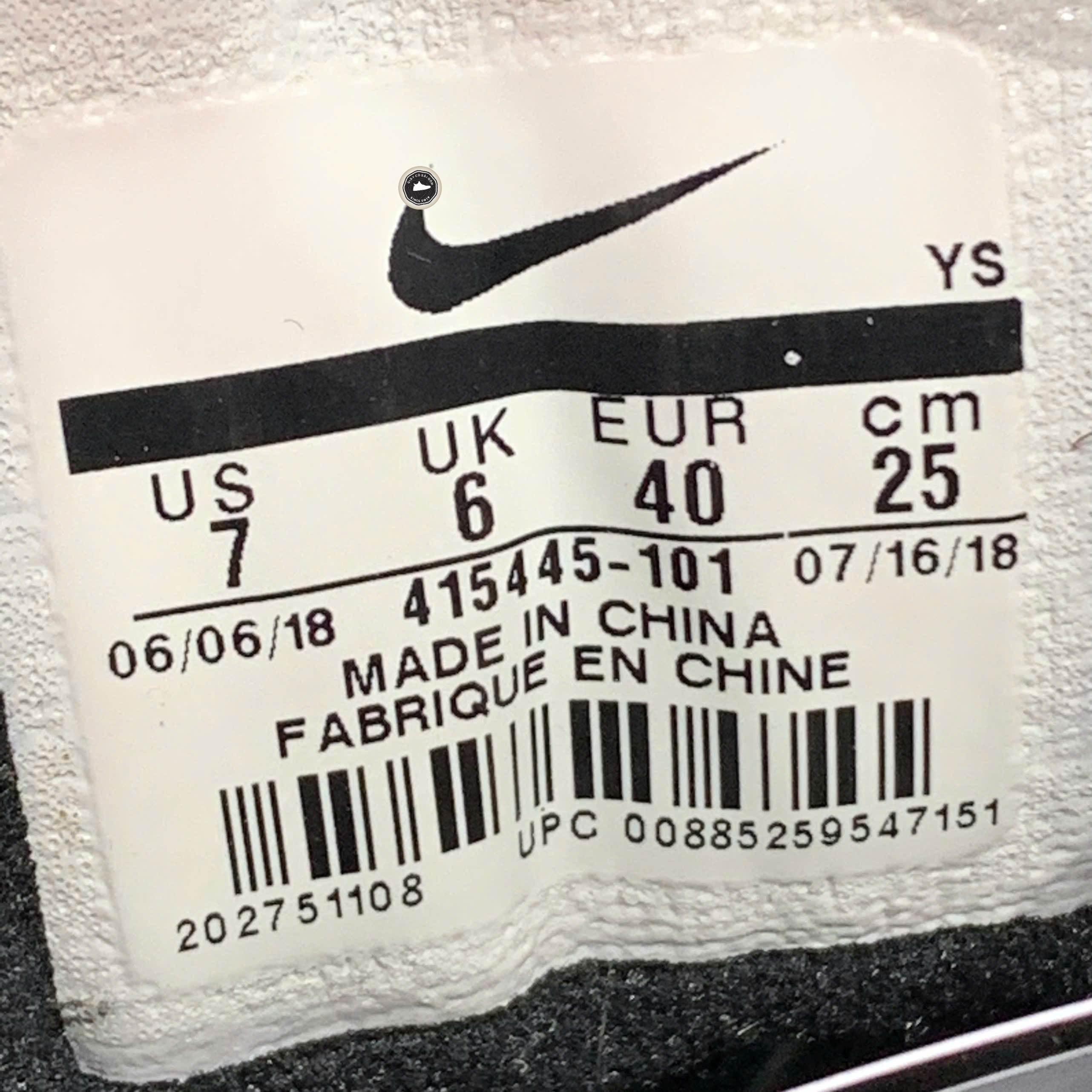 Nike Air Monarch IV 'White Black Varsity Red' - 415445-101 - Size 40 - GIÀY 2HAND CHÍNH HÃNG PVN26393
